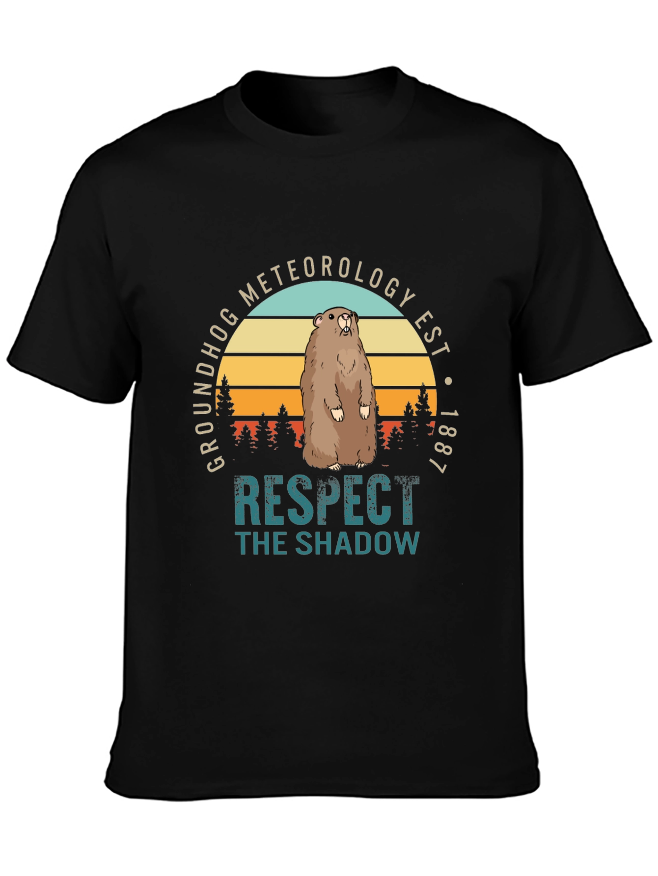 Groundhog Meteorology Shirt - Respect The Shadow