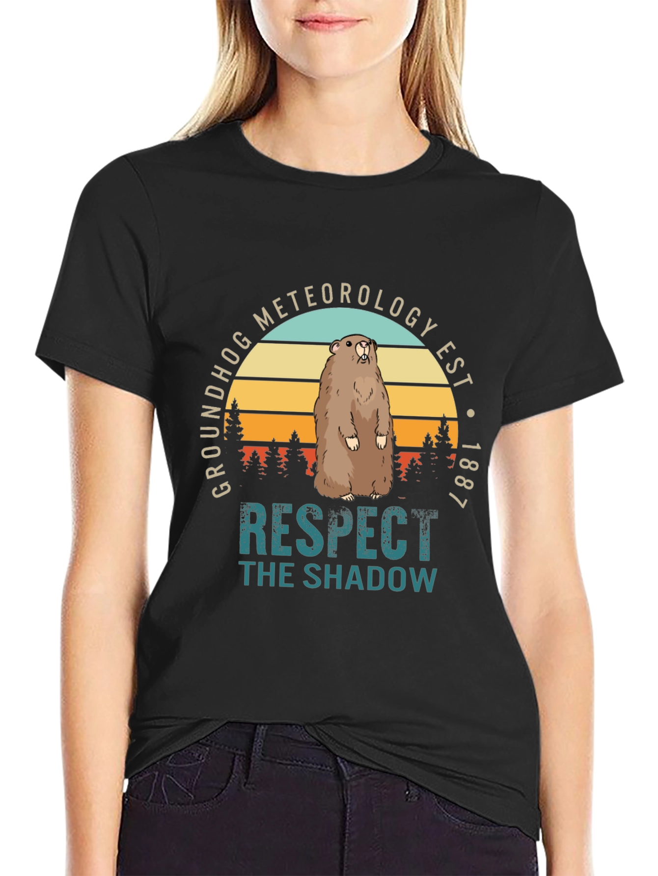 Groundhog Meteorology Shirt - Respect The Shadow