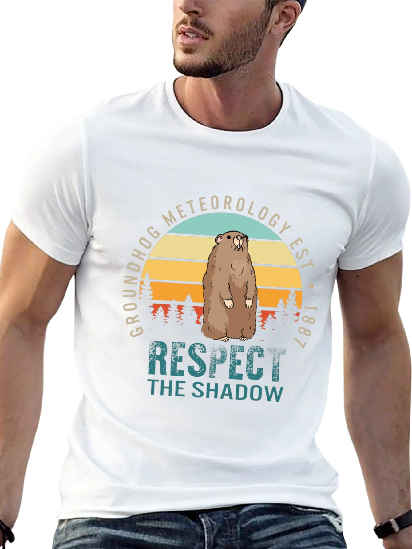 Groundhog Meteorology Shirt - Respect The Shadow