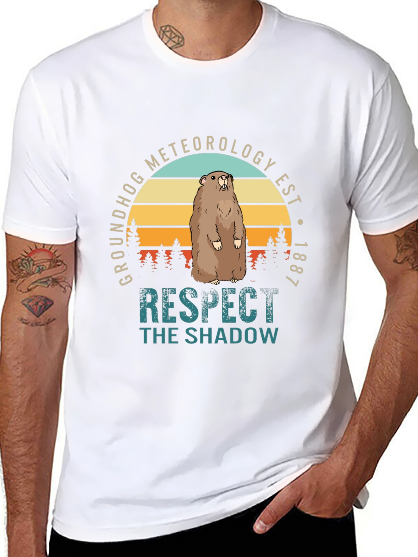 Groundhog Meteorology Shirt - Respect The Shadow