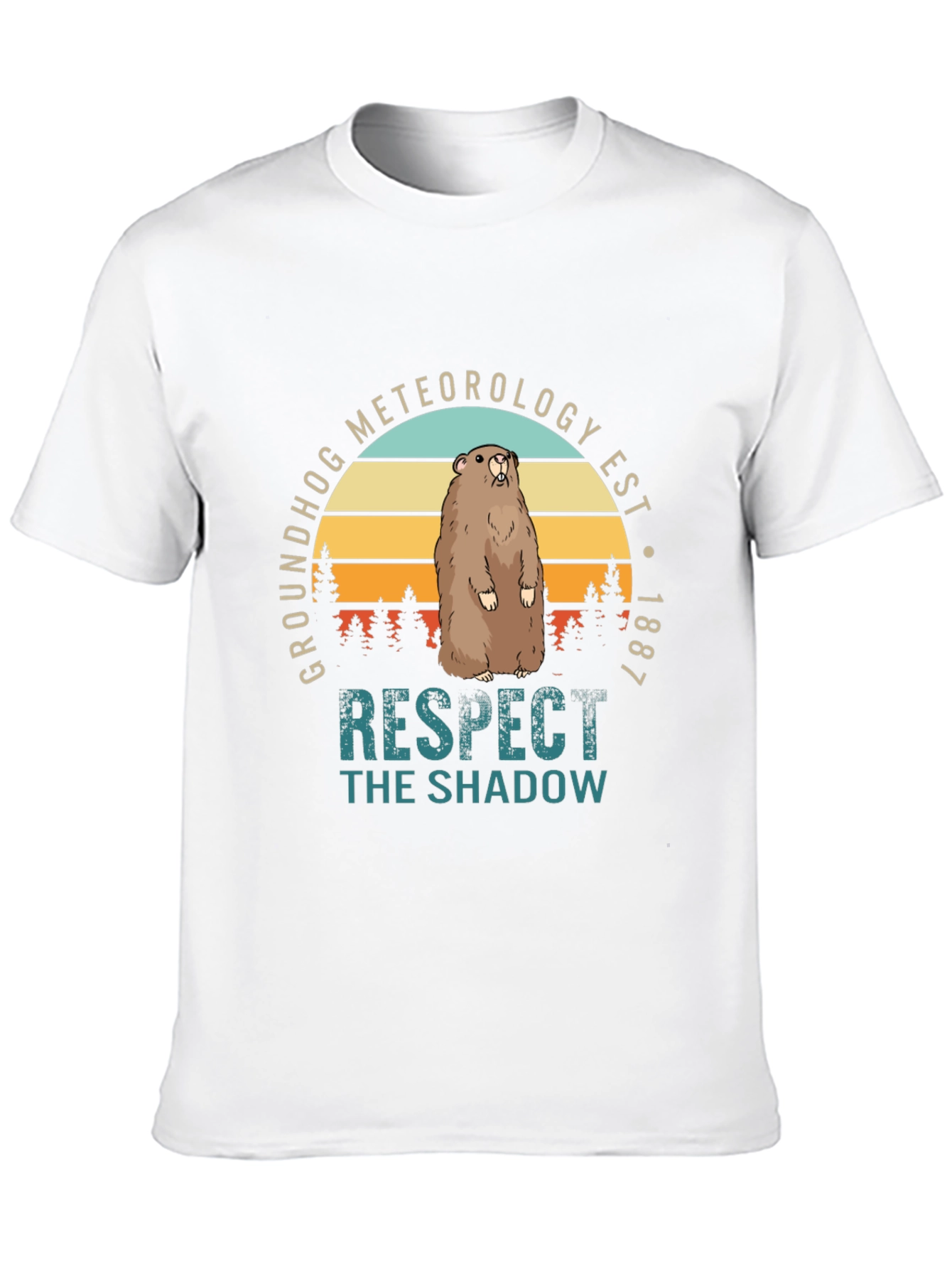 Groundhog Meteorology Shirt - Respect The Shadow