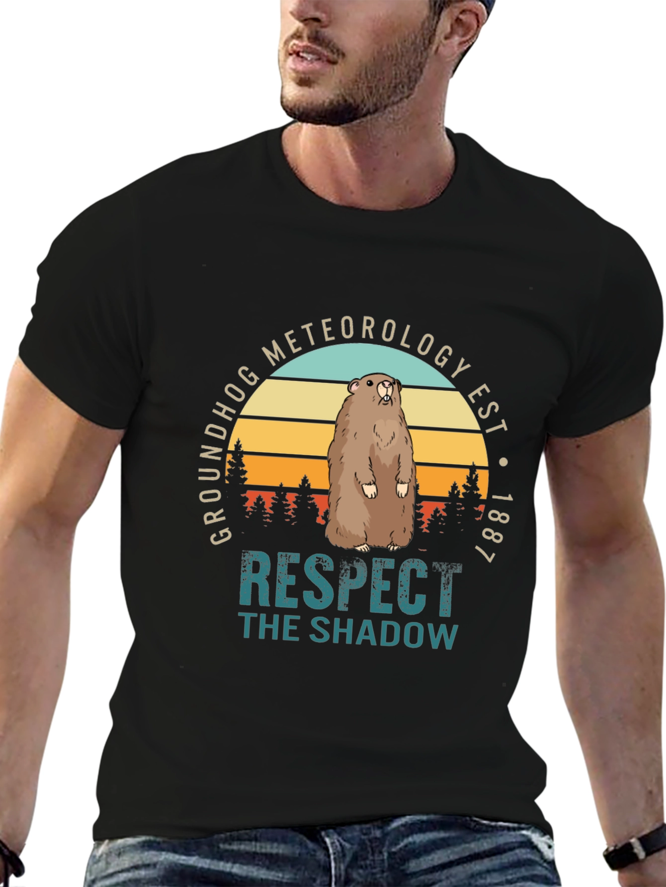 Groundhog Meteorology Shirt - Respect The Shadow