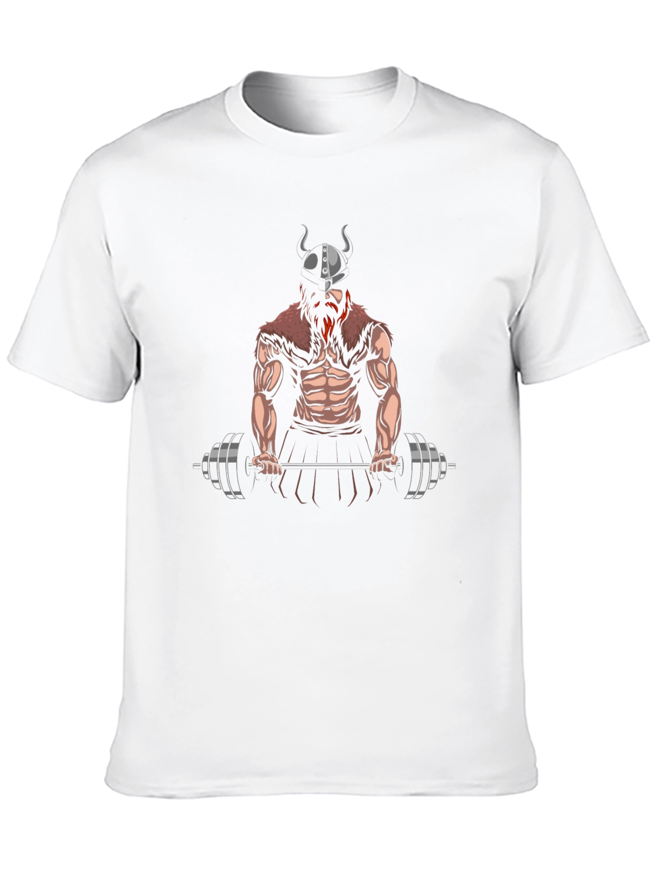 Viking Gym T-Shirt - Black Cotton Workout Tee