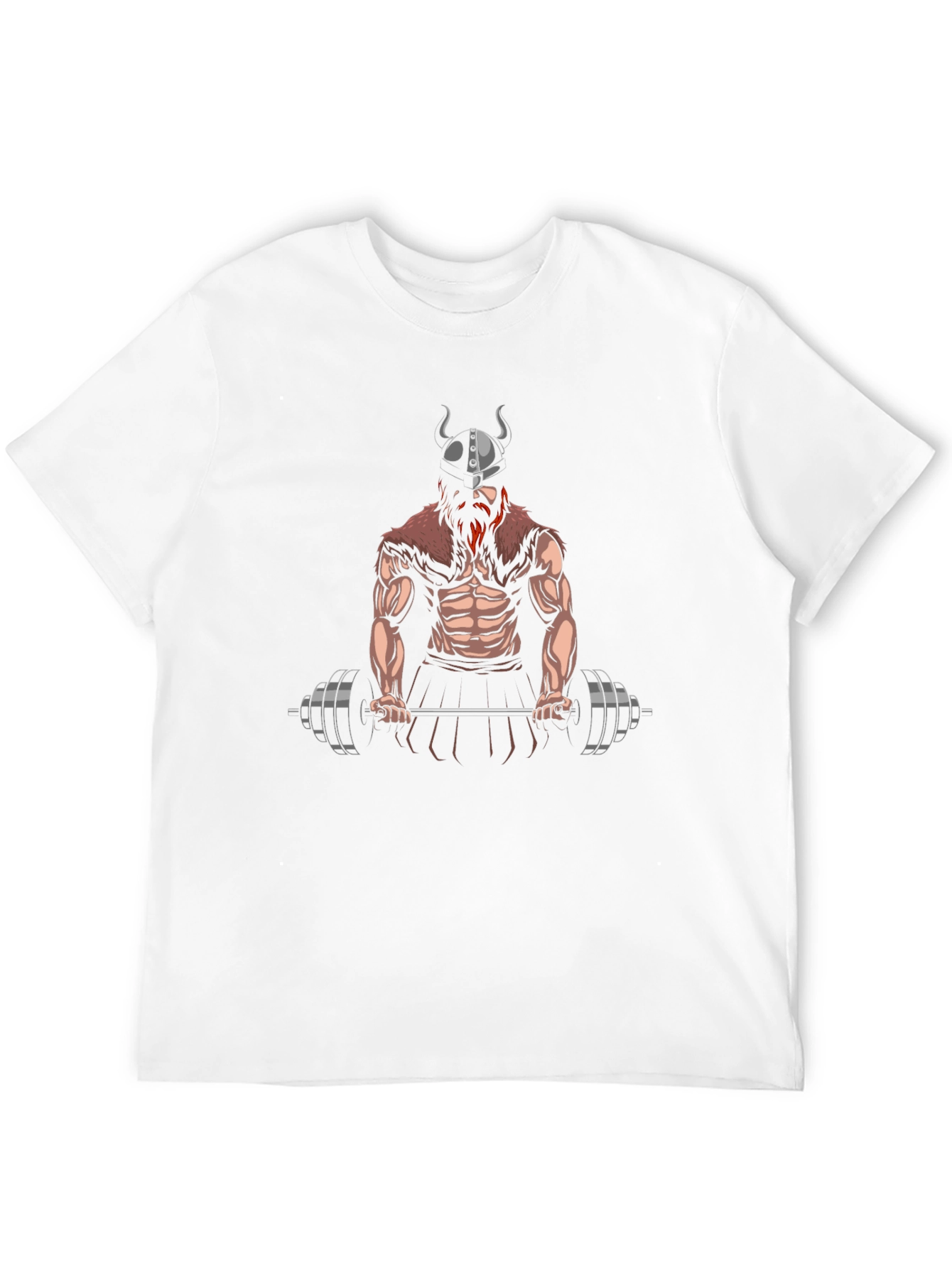 Viking Gym T-Shirt - Black Cotton Workout Tee