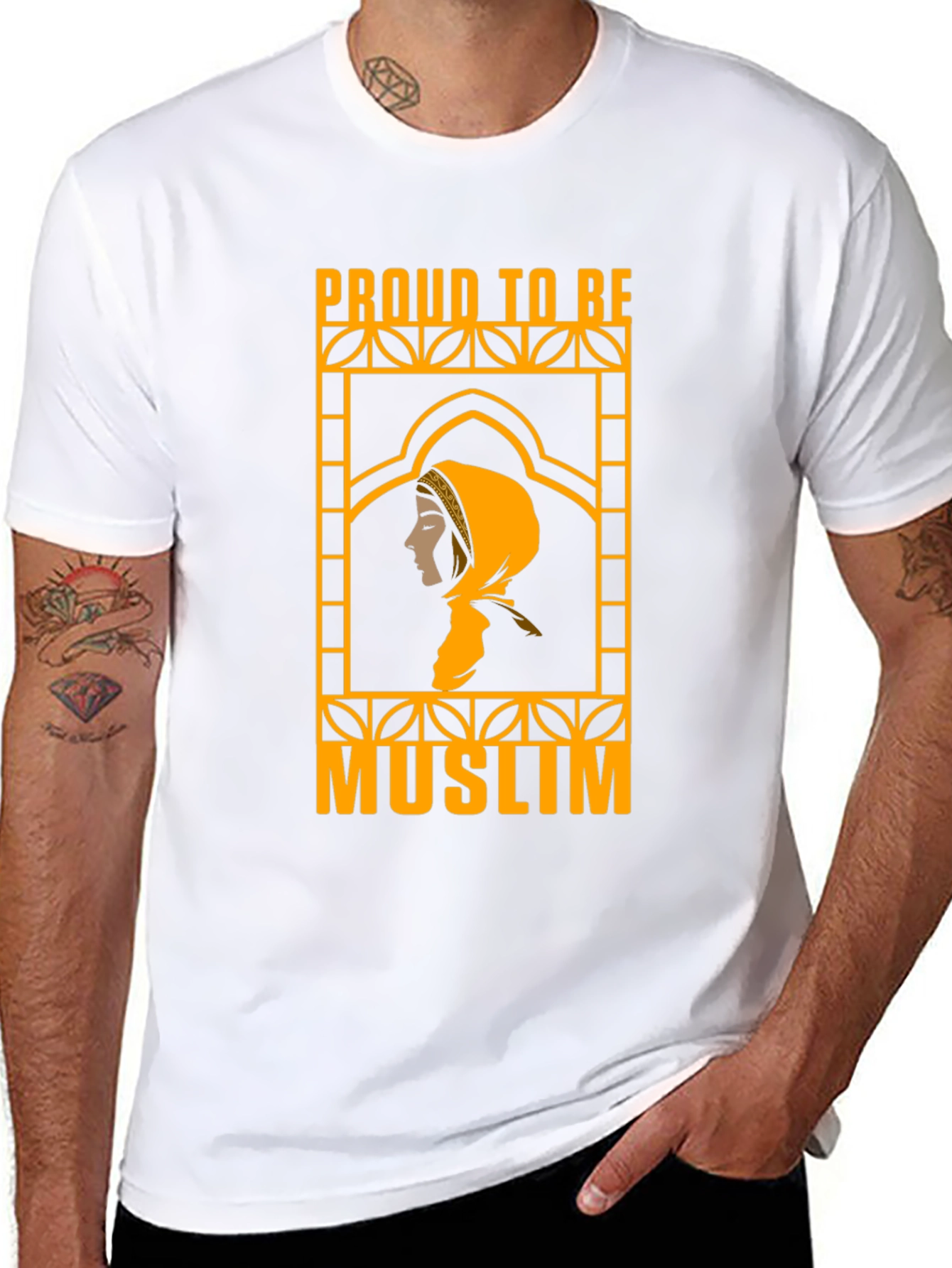 Proud to Be Muslim T-Shirt - Unisex Black Tee