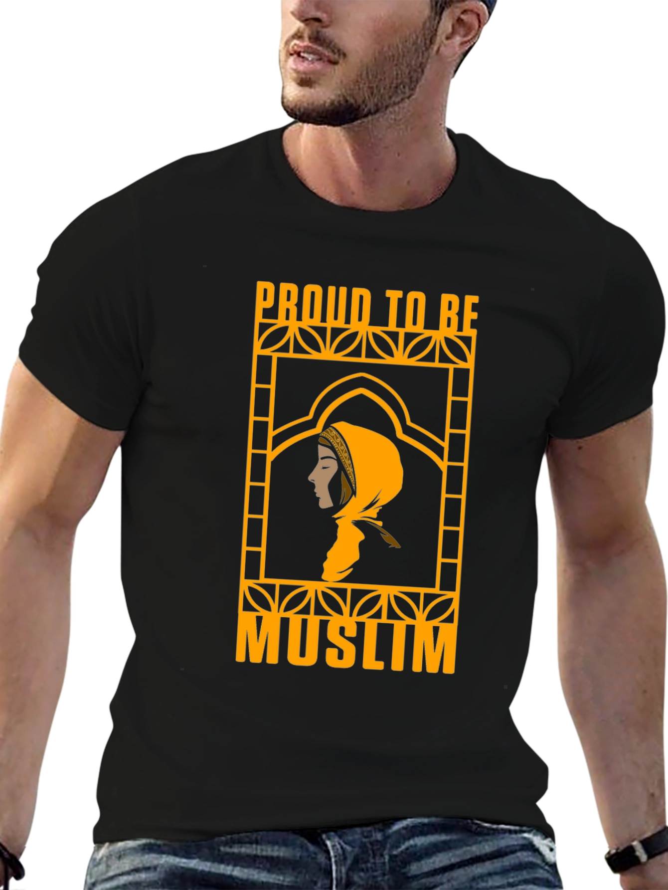 Proud to Be Muslim T-Shirt - Unisex Black Tee