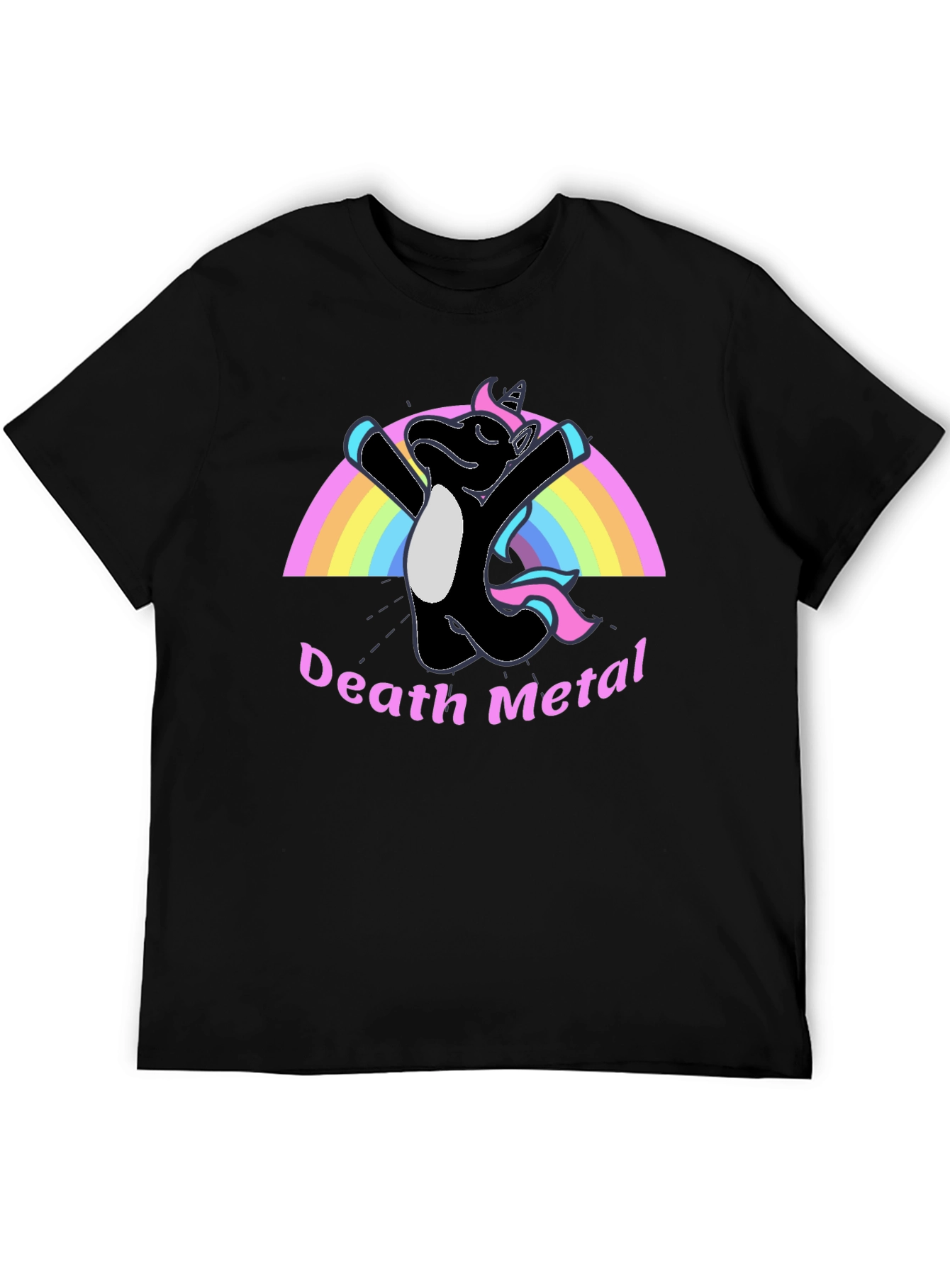 Death Metal Unicorn T-Shirt - Black