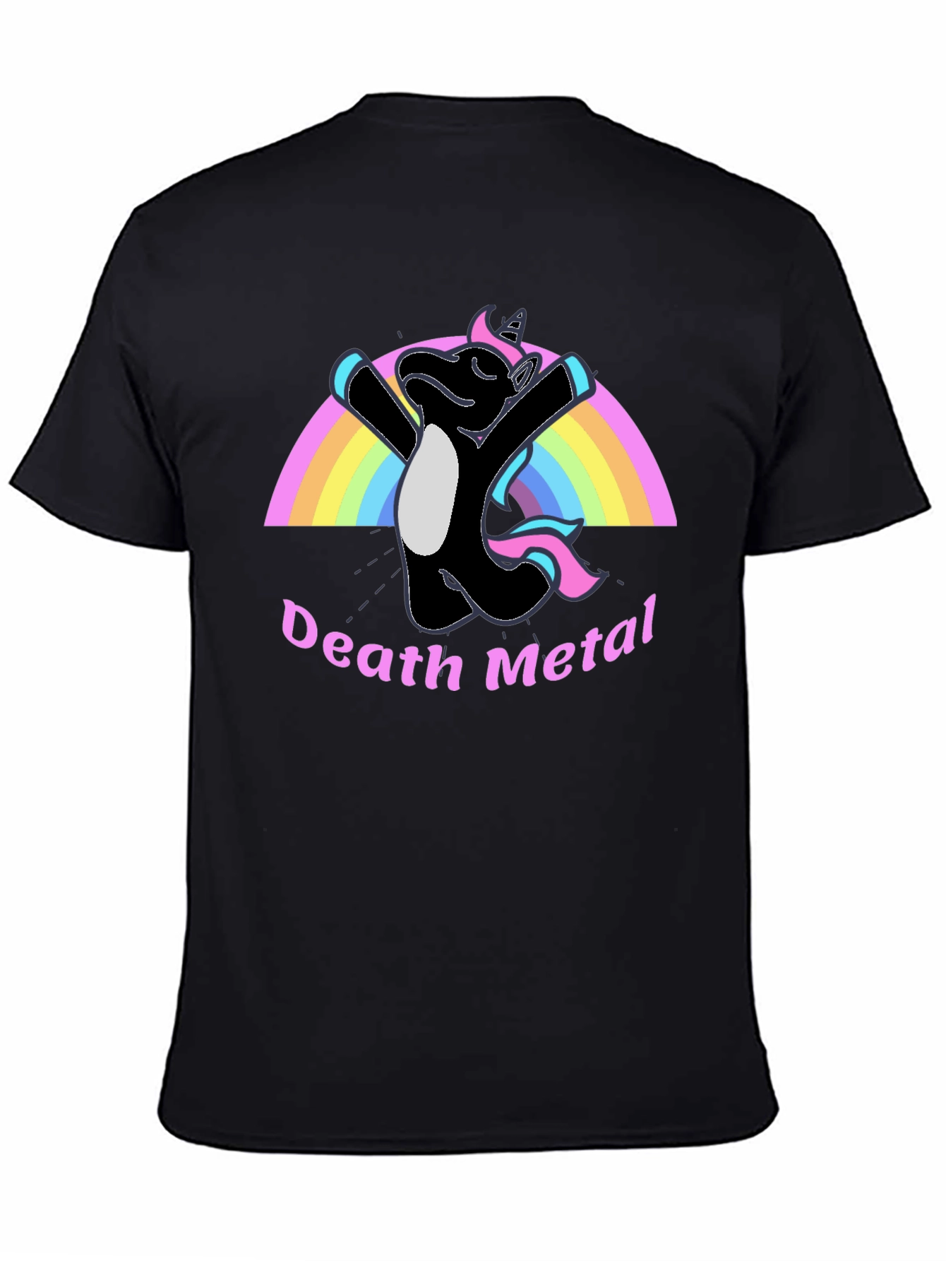 Death Metal Unicorn T-Shirt - Black