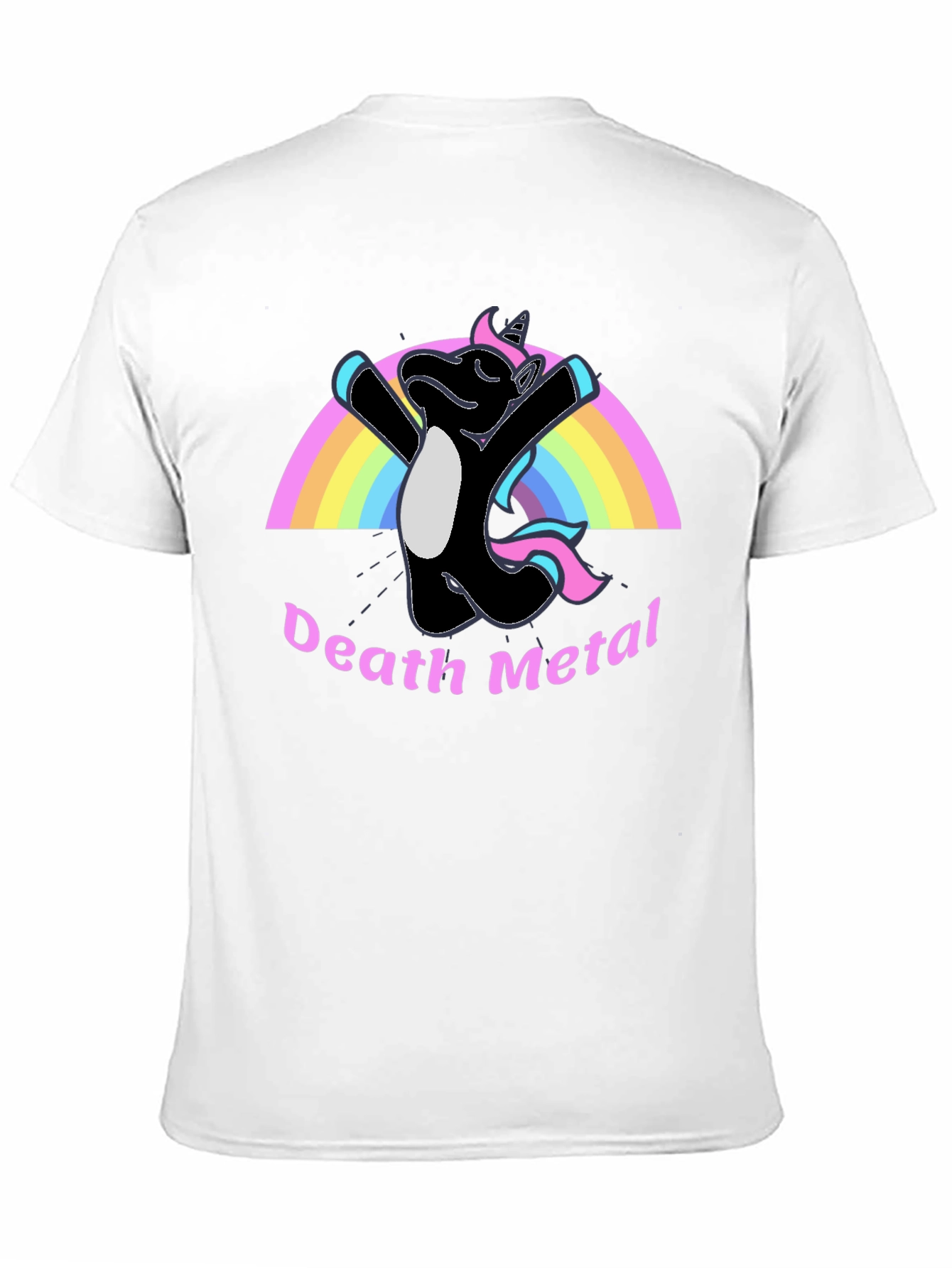 Death Metal Unicorn T-Shirt - Black