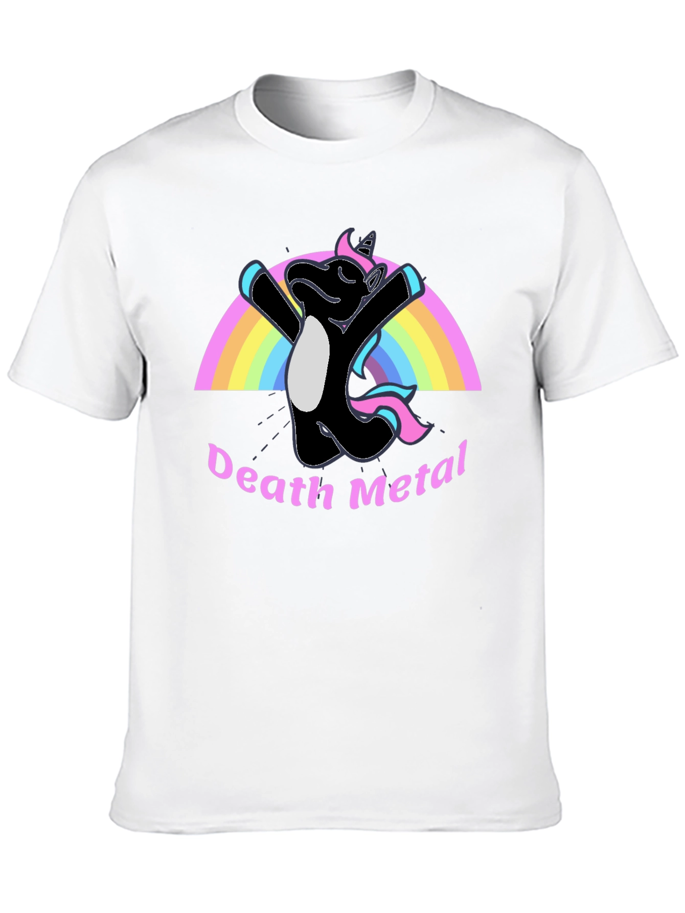 Death Metal Unicorn T-Shirt - Black