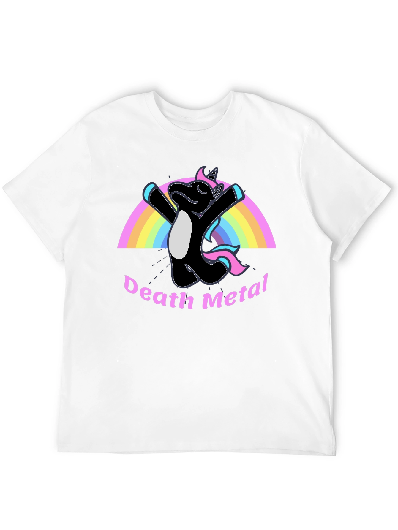 Death Metal Unicorn T-Shirt - Black