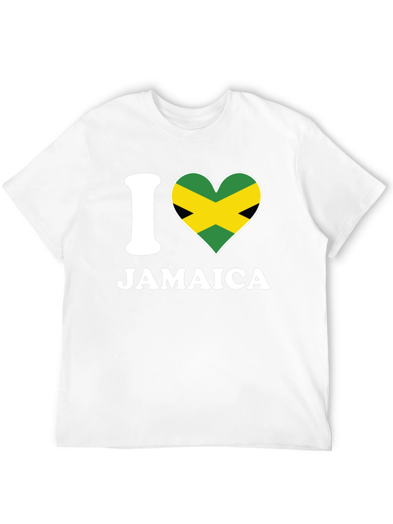 I Heart Jamaica T-Shirt - Black