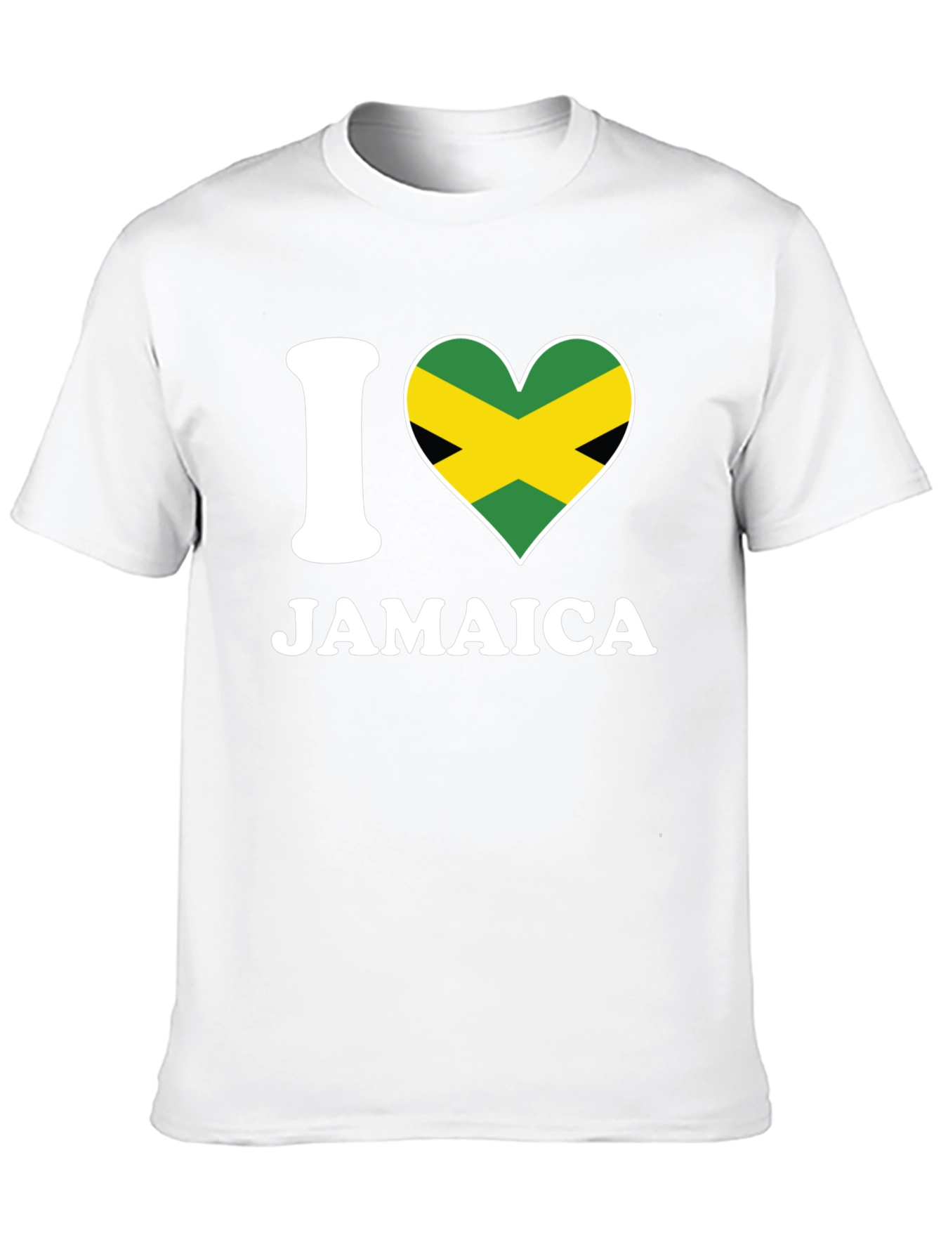 I Heart Jamaica T-Shirt - Black