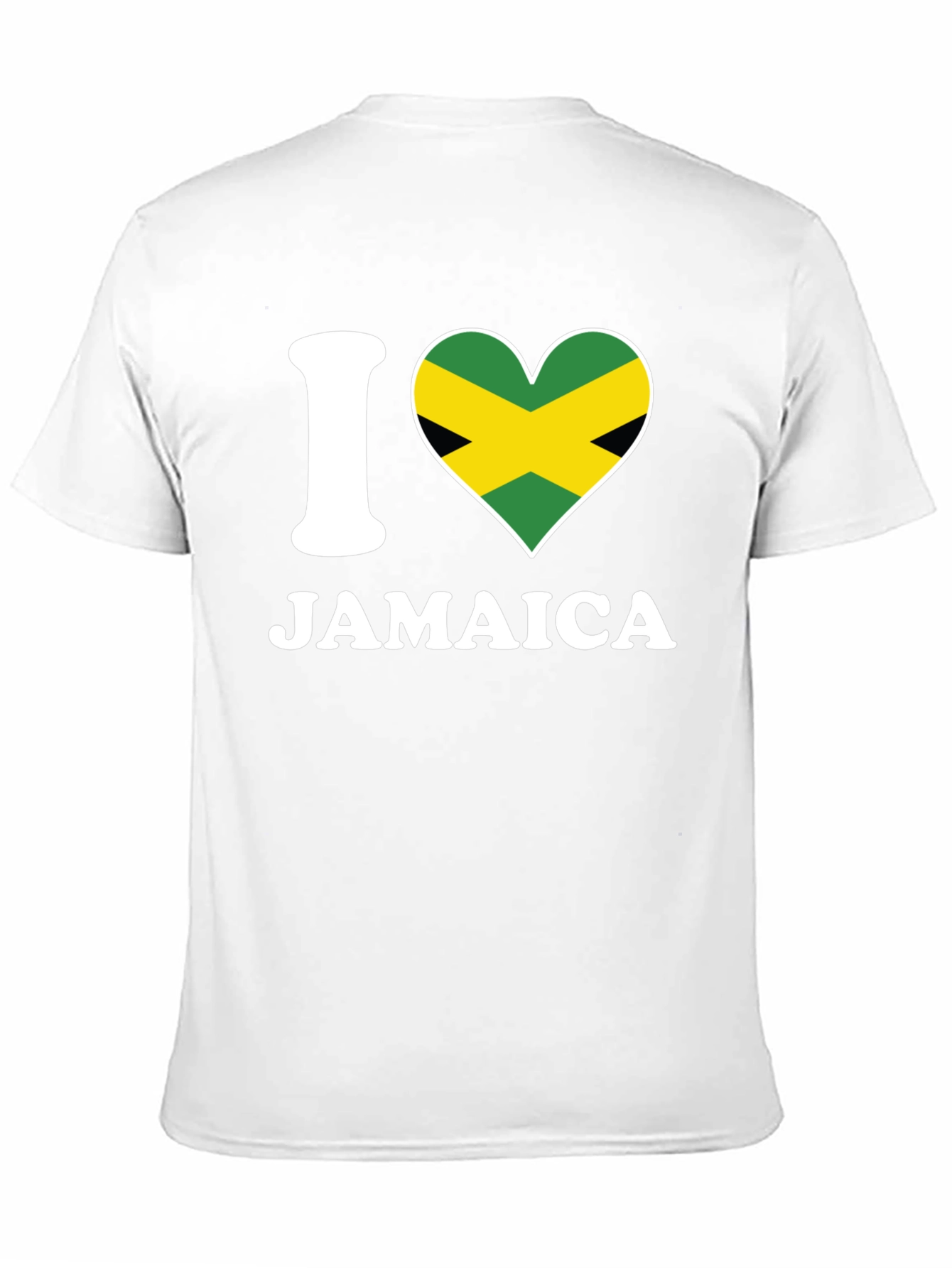 I Heart Jamaica T-Shirt - Black