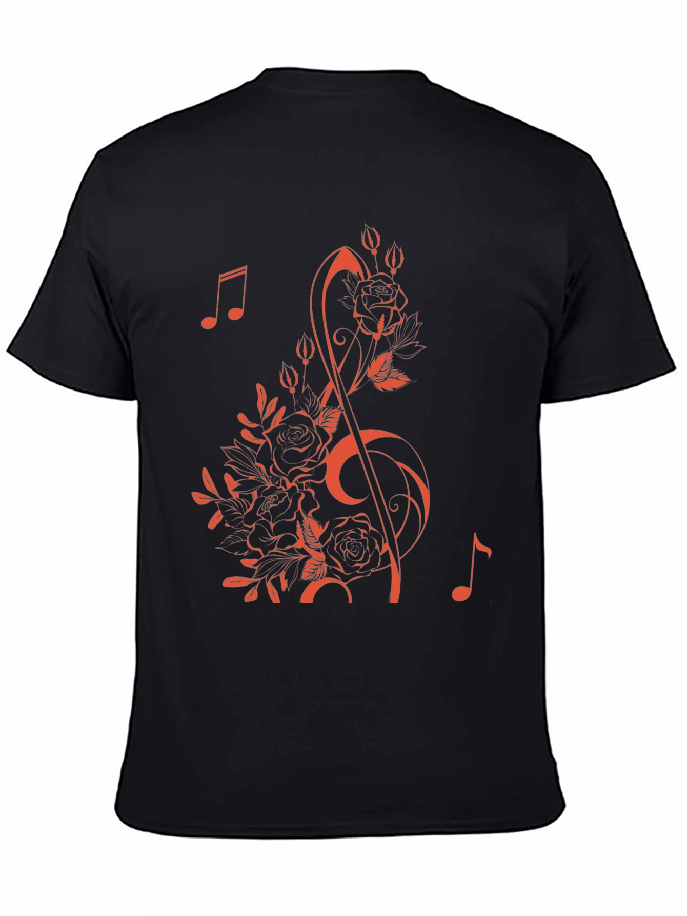 Floral Music Note T-Shirt - Stylish & Unique