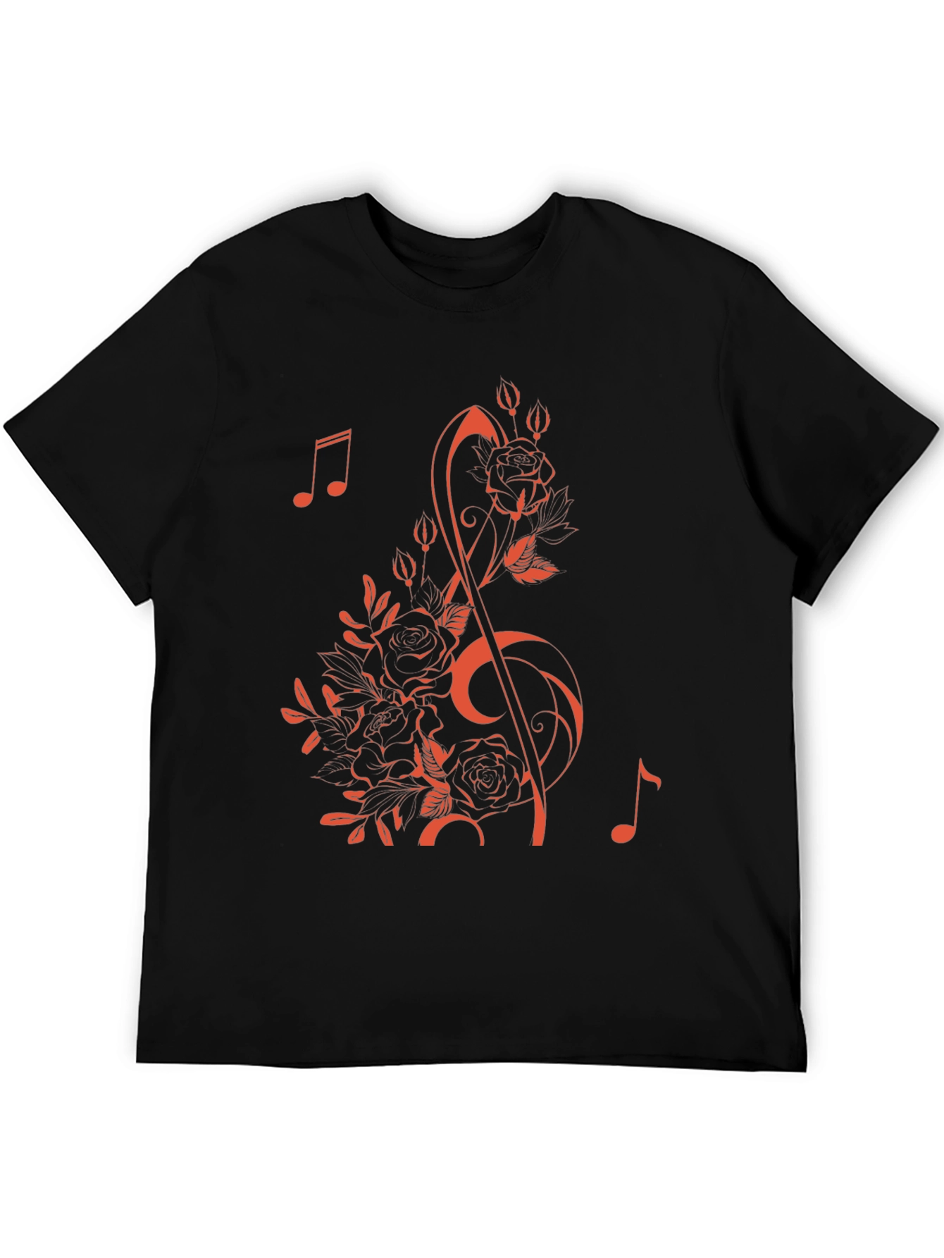 Floral Music Note T-Shirt - Stylish & Unique
