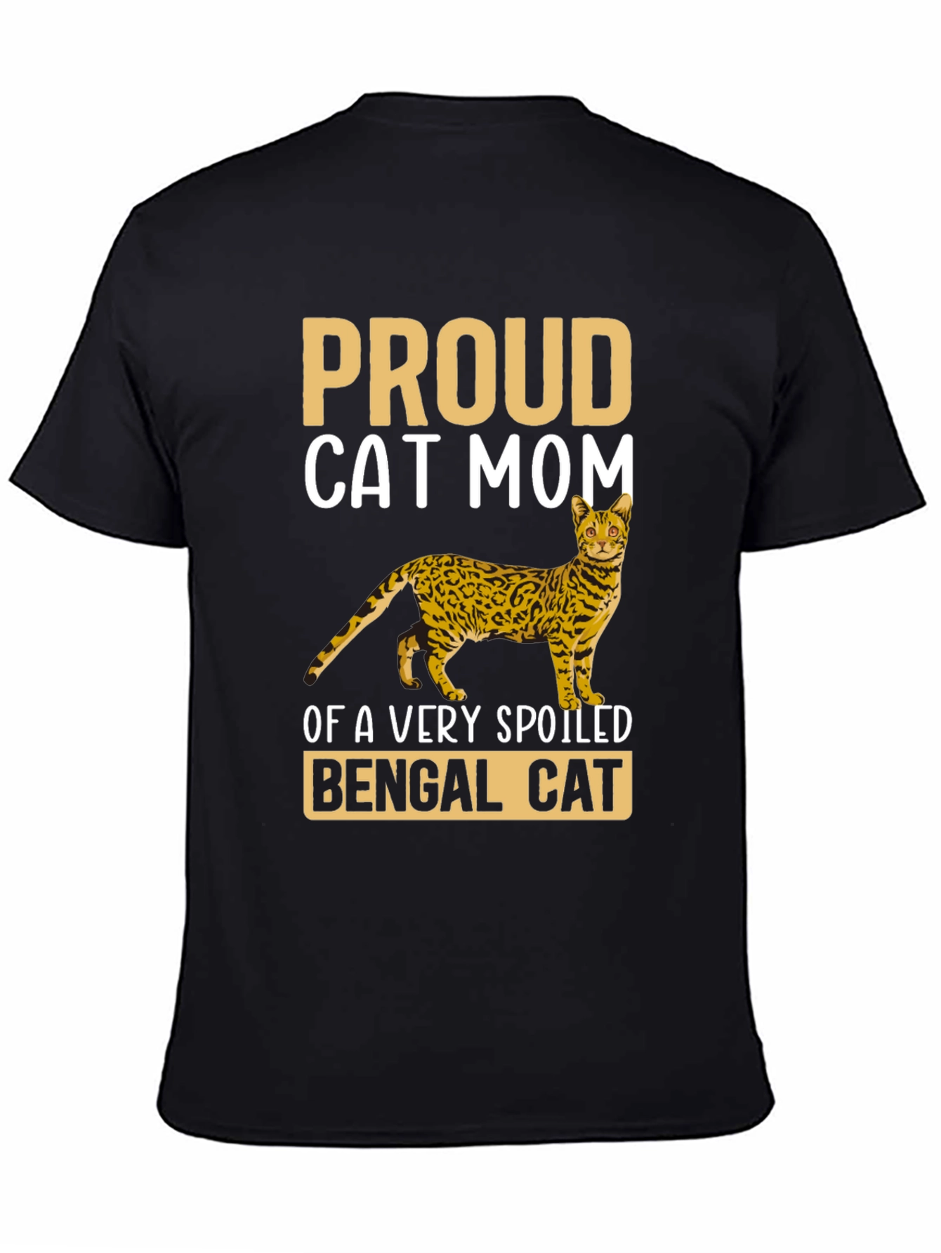 Proud Cat Mom Bengal Cat T-Shirt