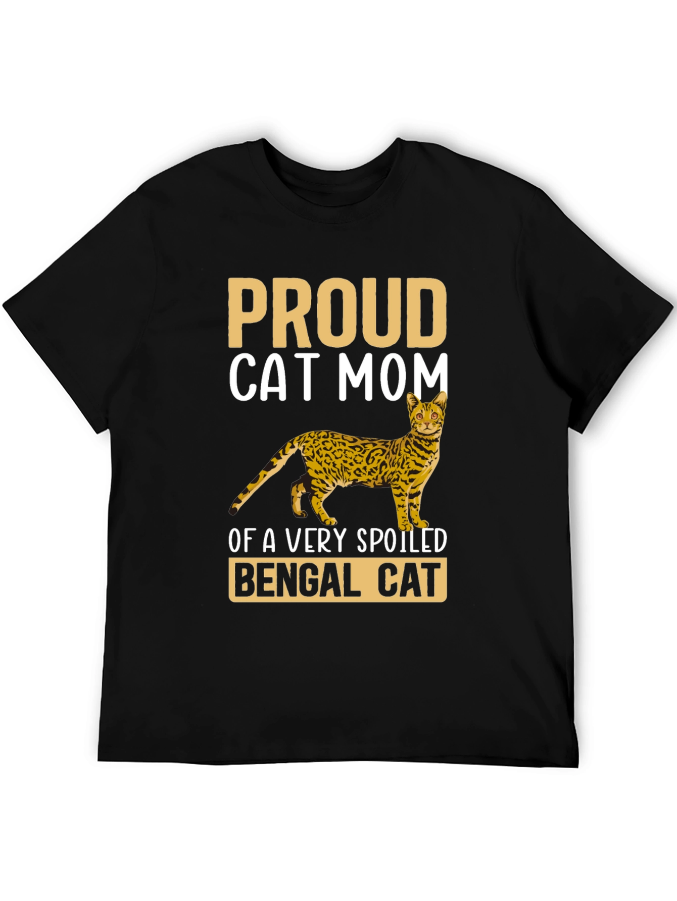 Proud Cat Mom Bengal Cat T-Shirt