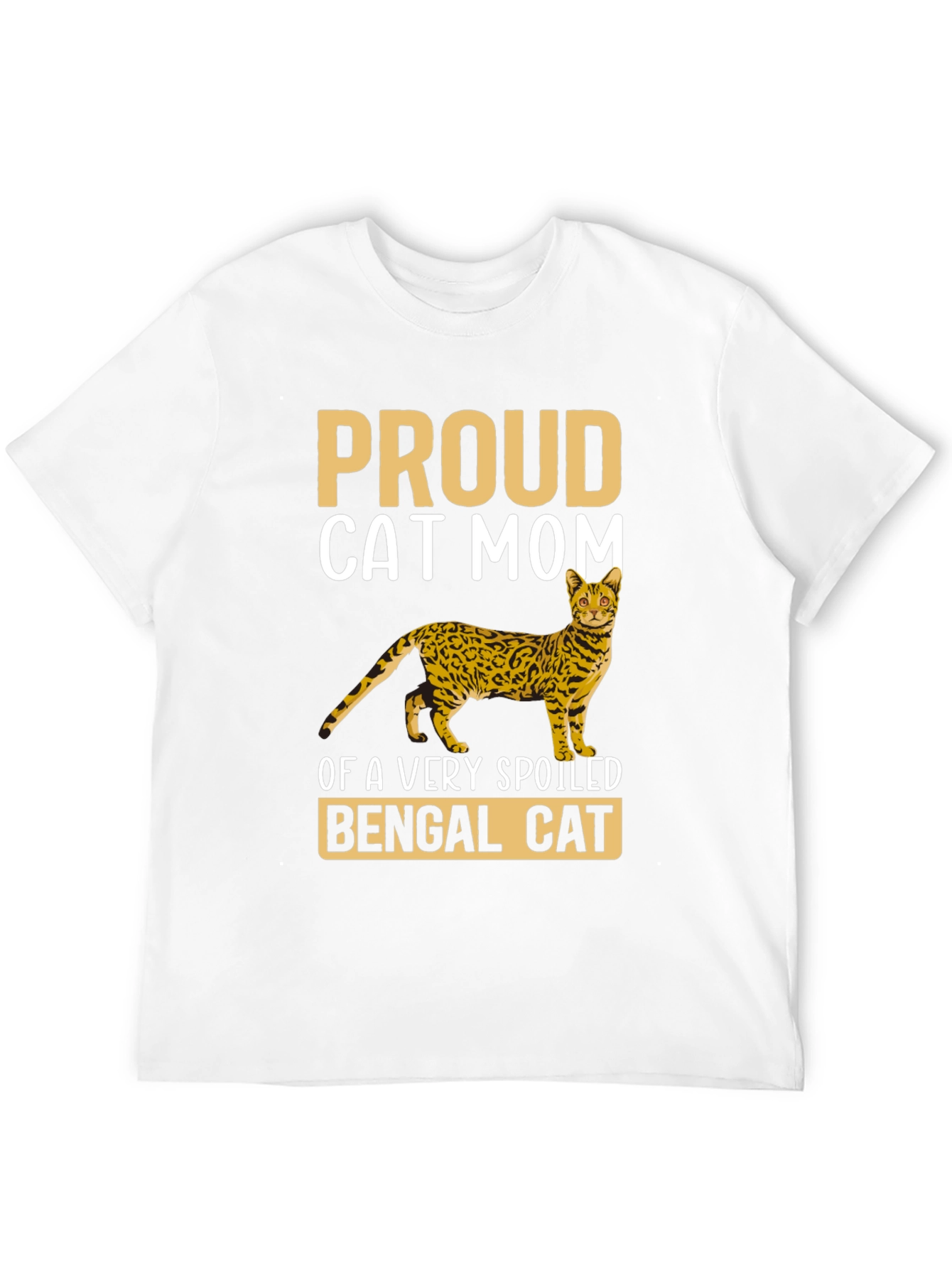 Proud Cat Mom Bengal Cat T-Shirt