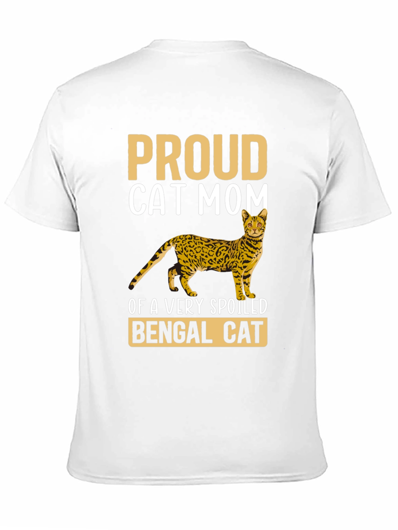 Proud Cat Mom Bengal Cat T-Shirt