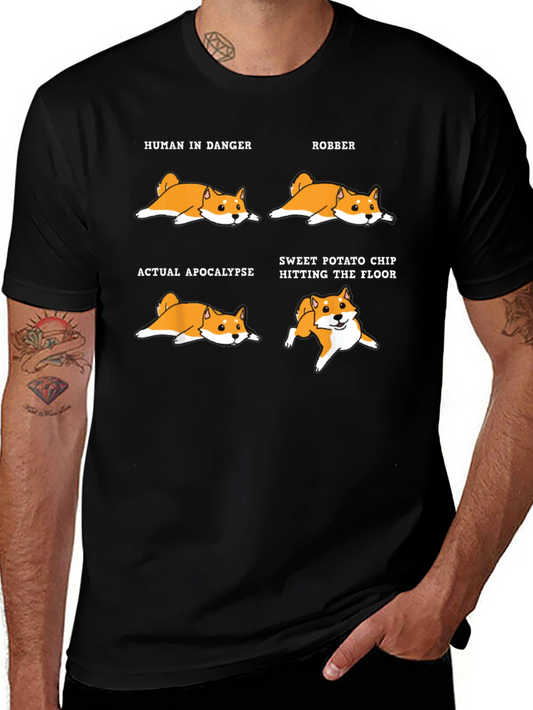 Funny Doge Shiba Inu T-Shirt Sweet Potato Chip Meme Tee