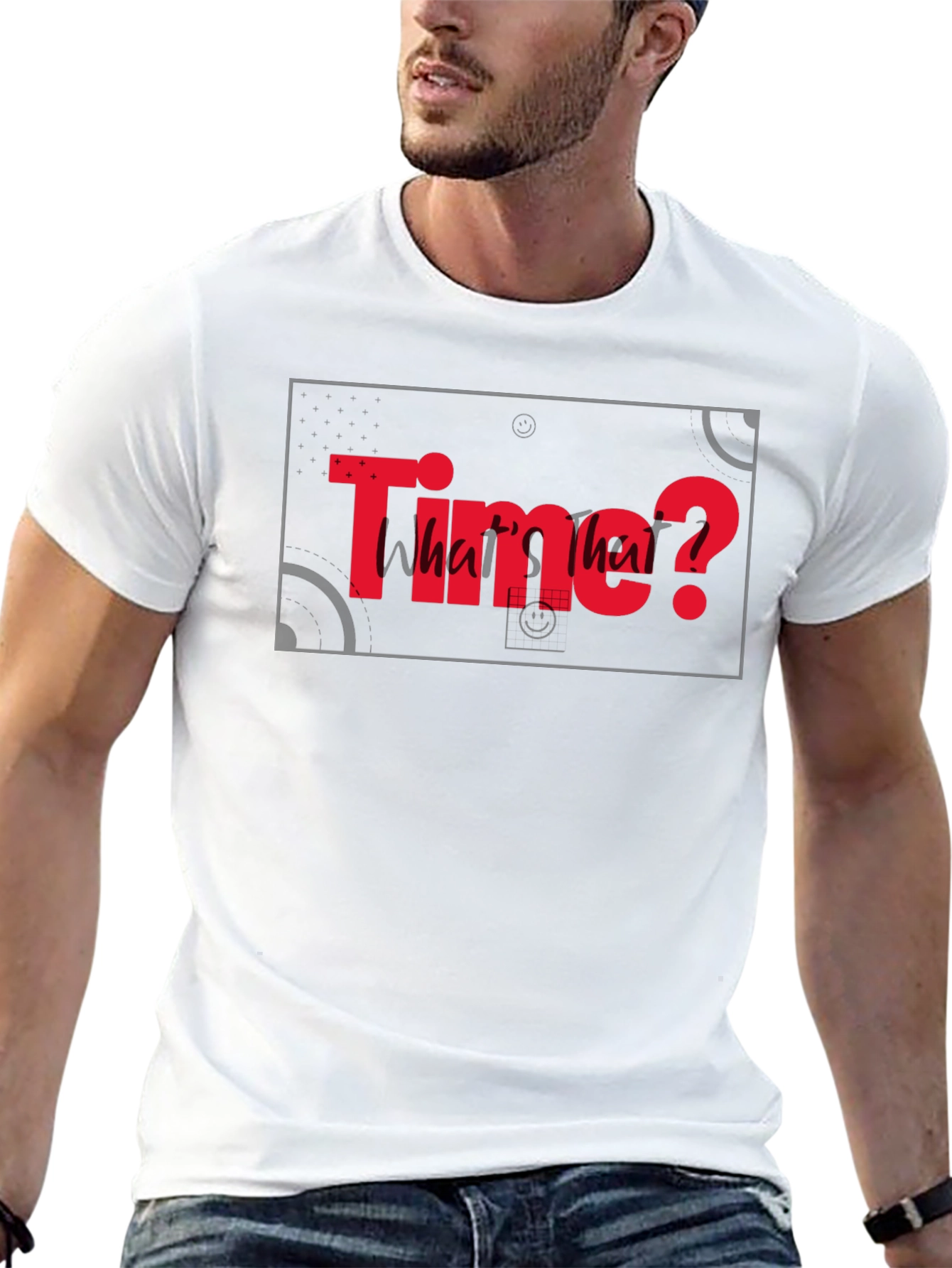 Time? Whats that? Graphic Black T-Shirt