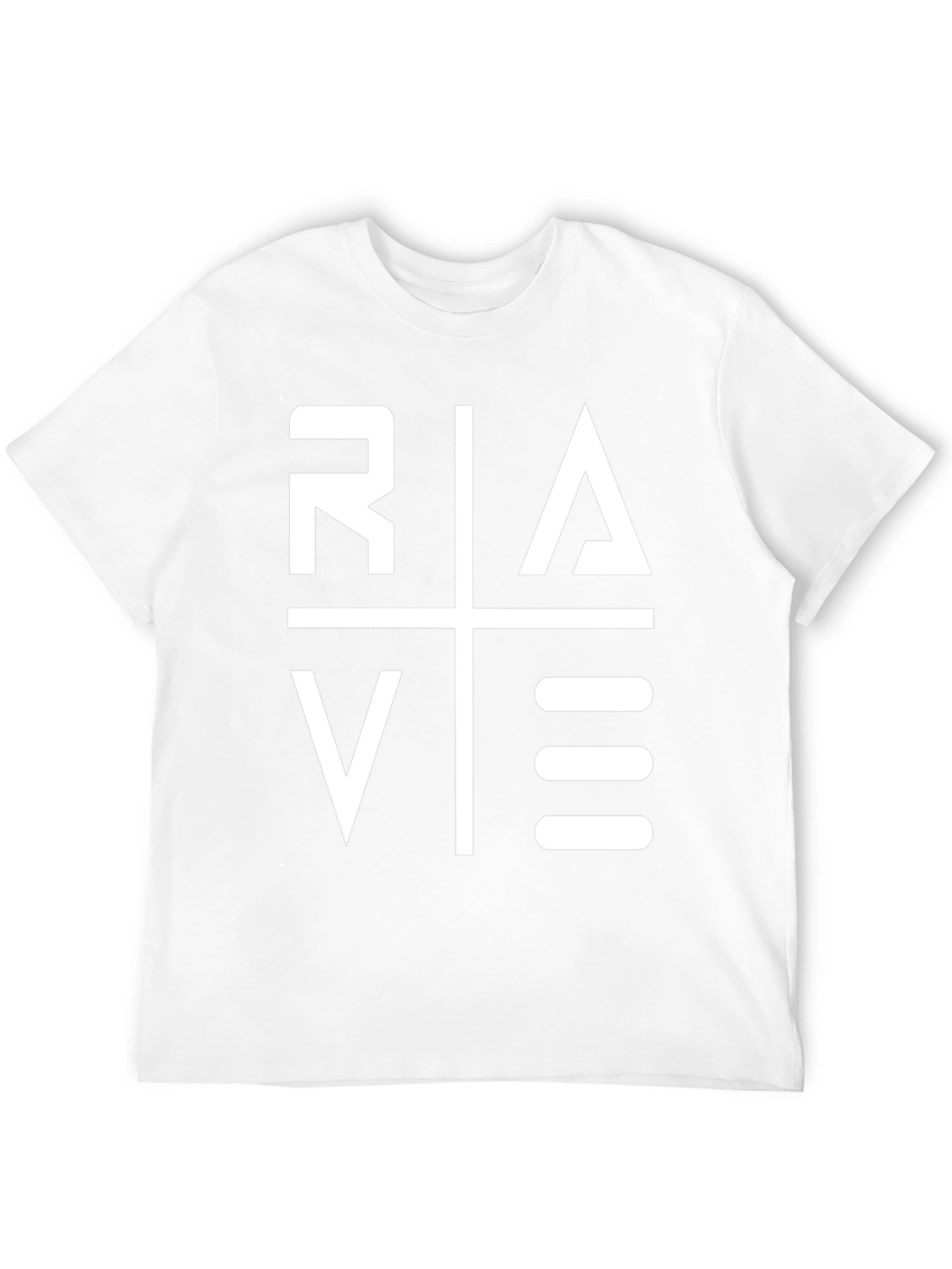 Rave Graphic Tee - Black Cotton T-Shirt