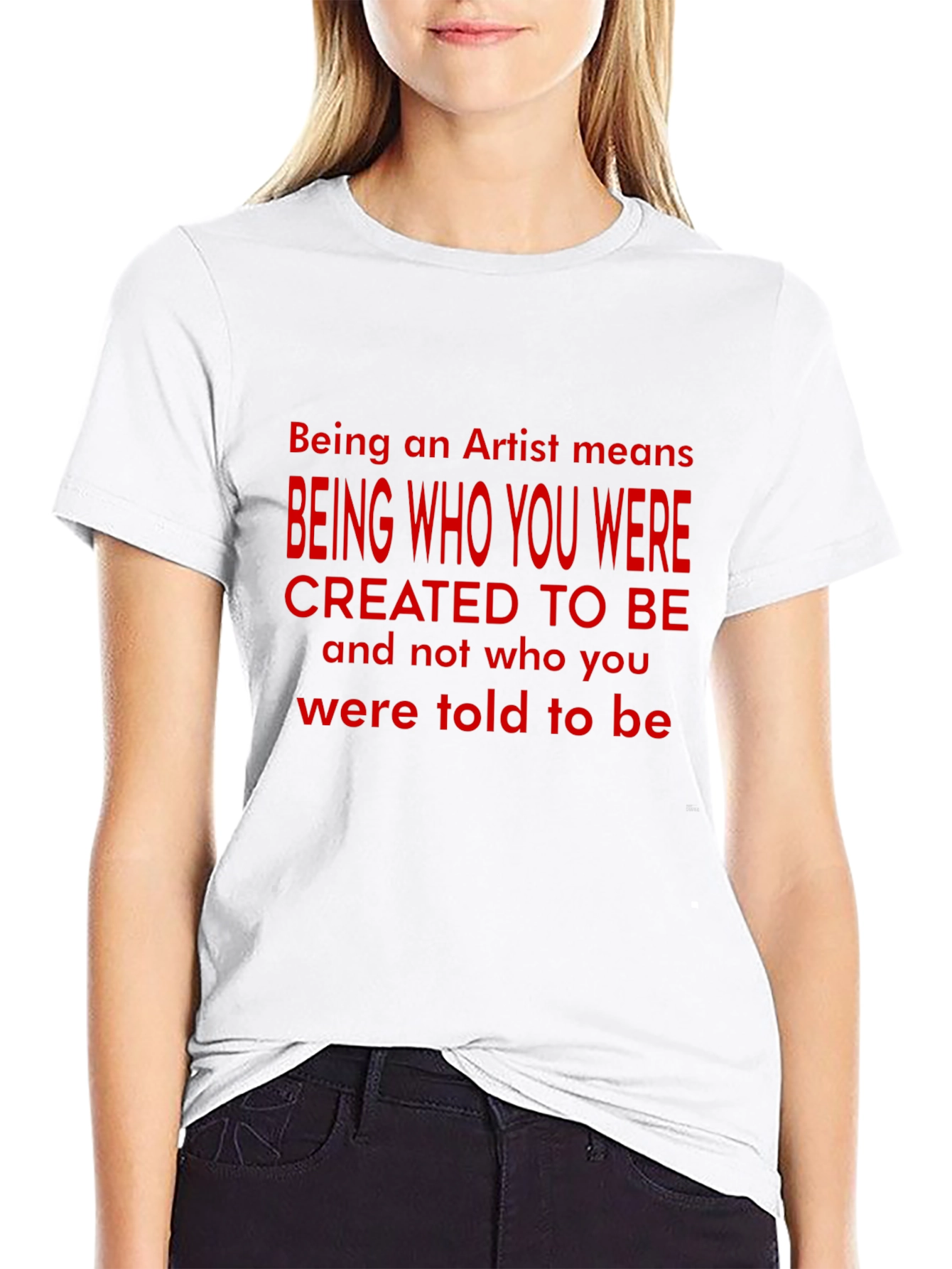 Artist Statement Black T-Shirt
