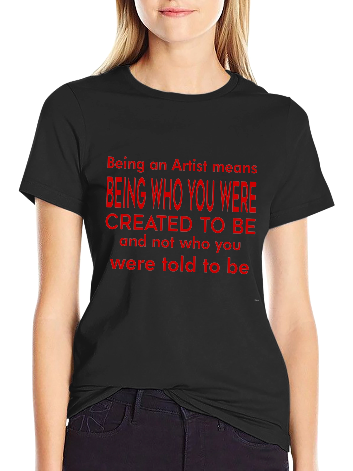 Artist Statement Black T-Shirt