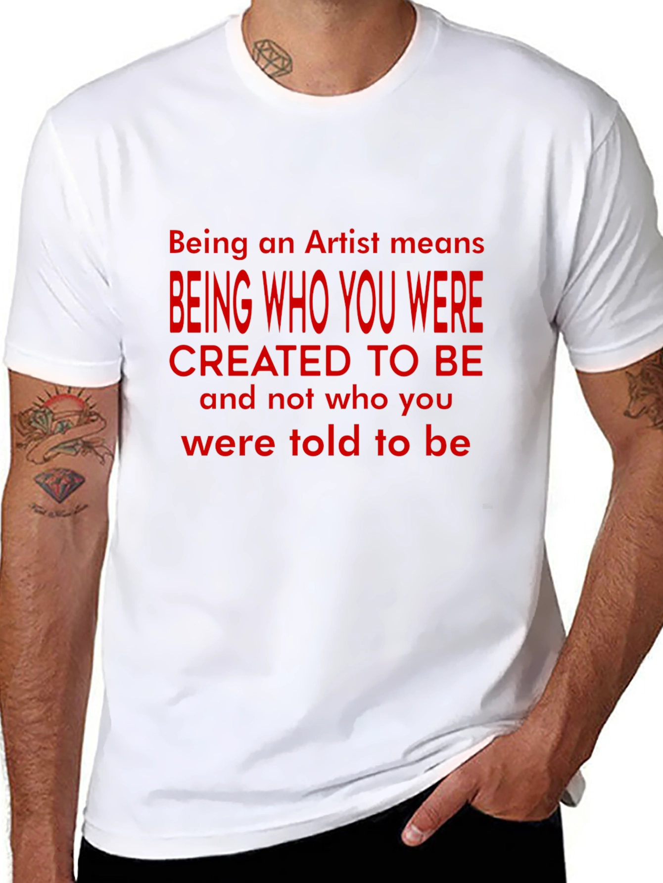 Artist Statement Black T-Shirt