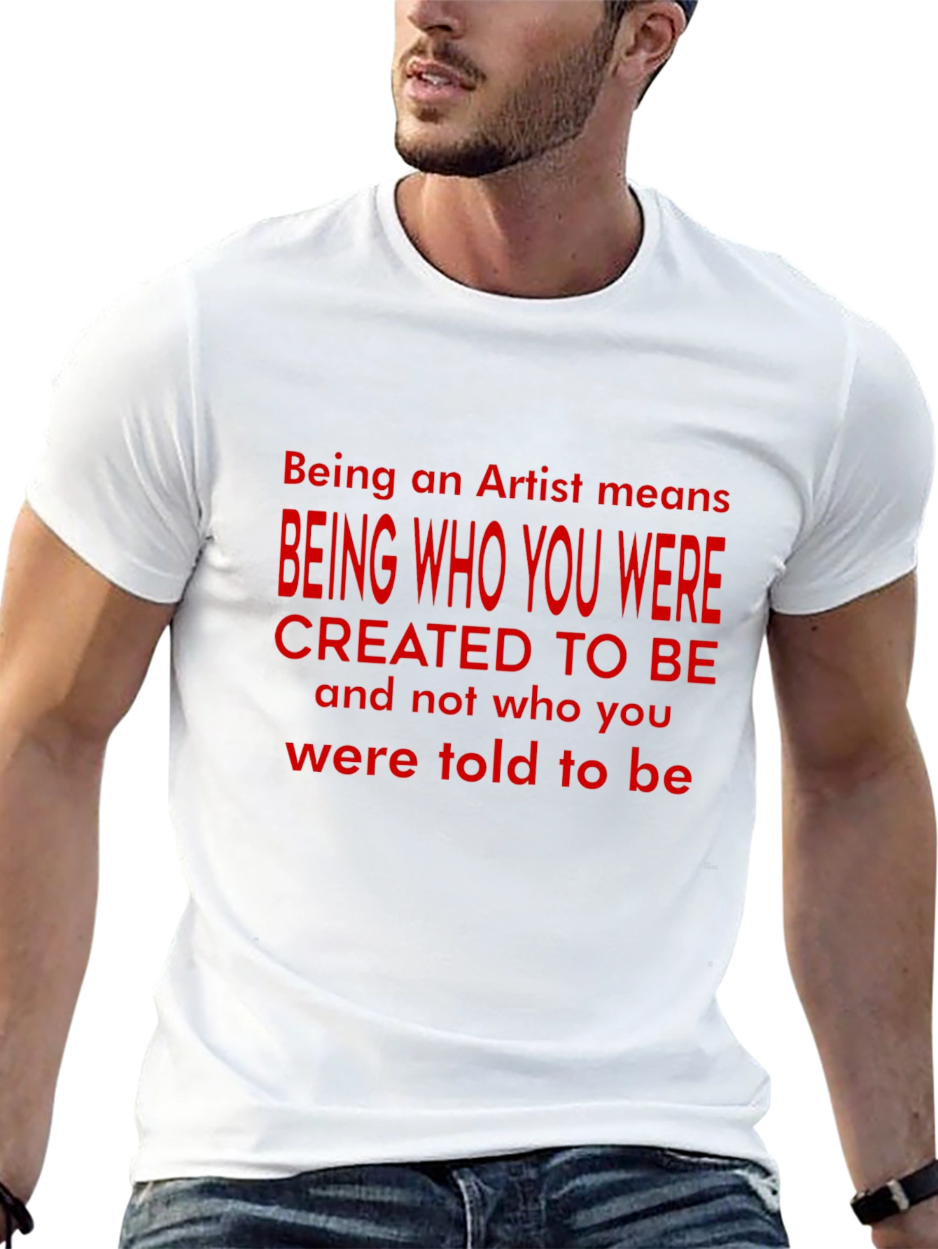 Artist Statement Black T-Shirt