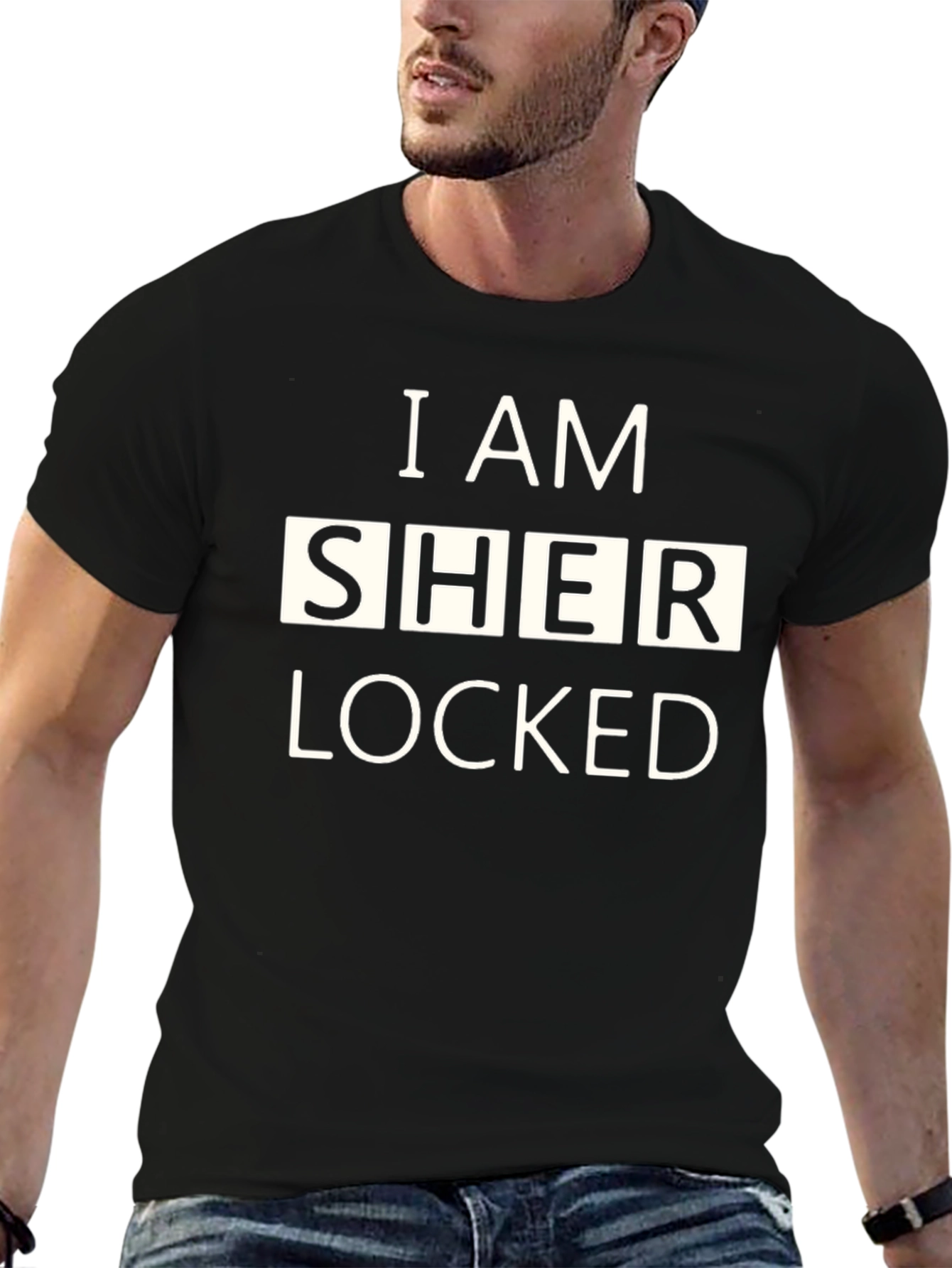 I Am Sher Locked T-Shirt - Novelty Graphic Tee
