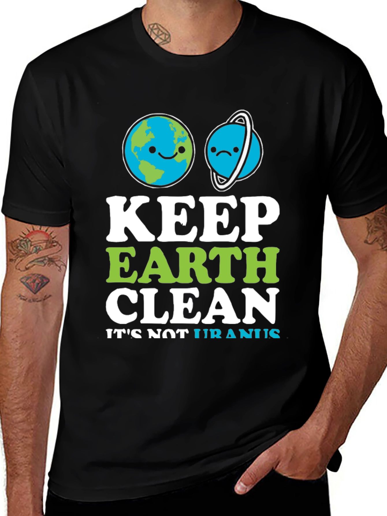Keep Earth Clean T-Shirt - Environmental Awareness