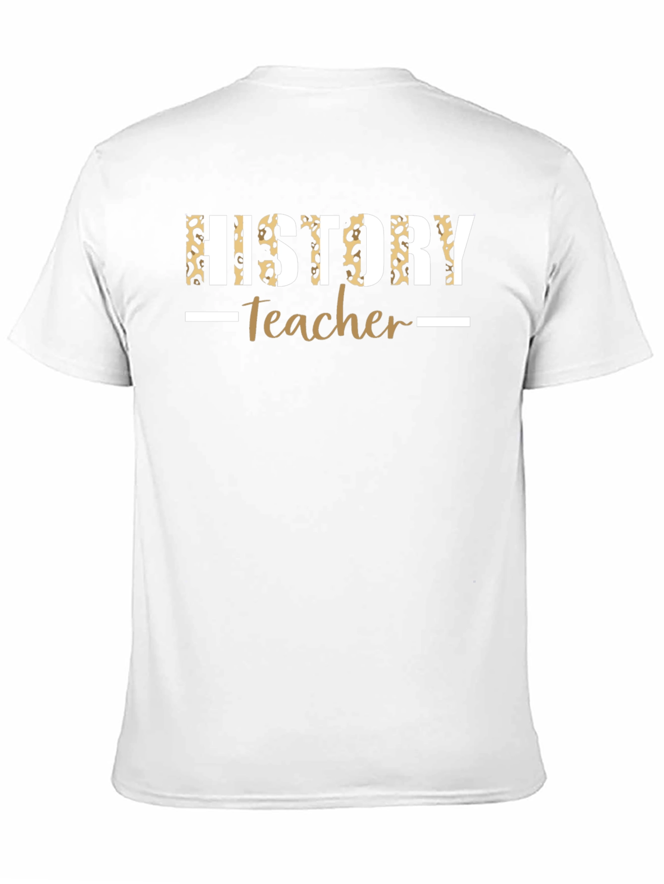 History Teacher Leopard Print T-Shirt