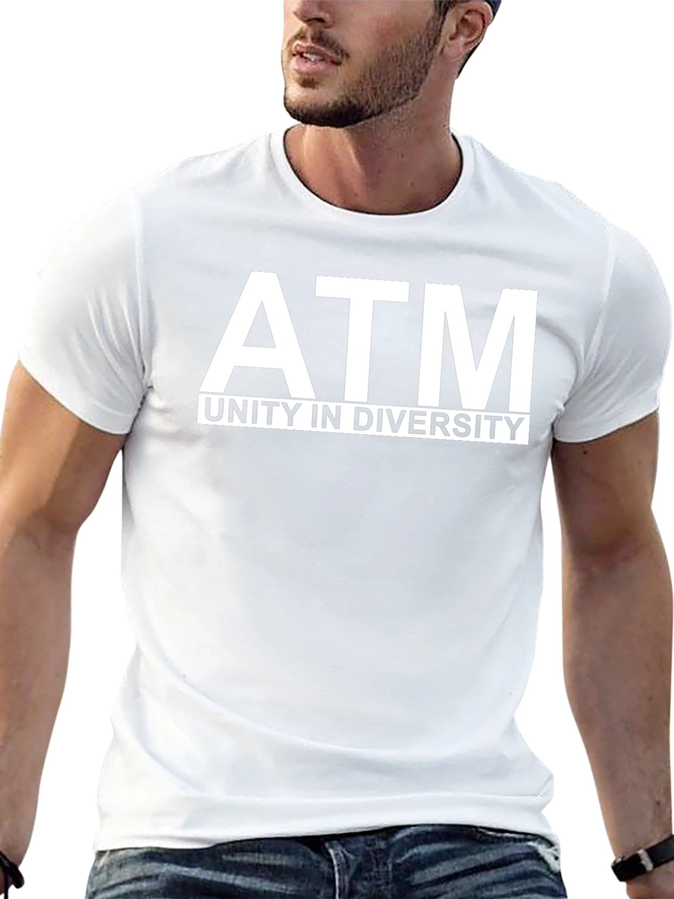 ATM Unity in Diversity Black Graphic Tee