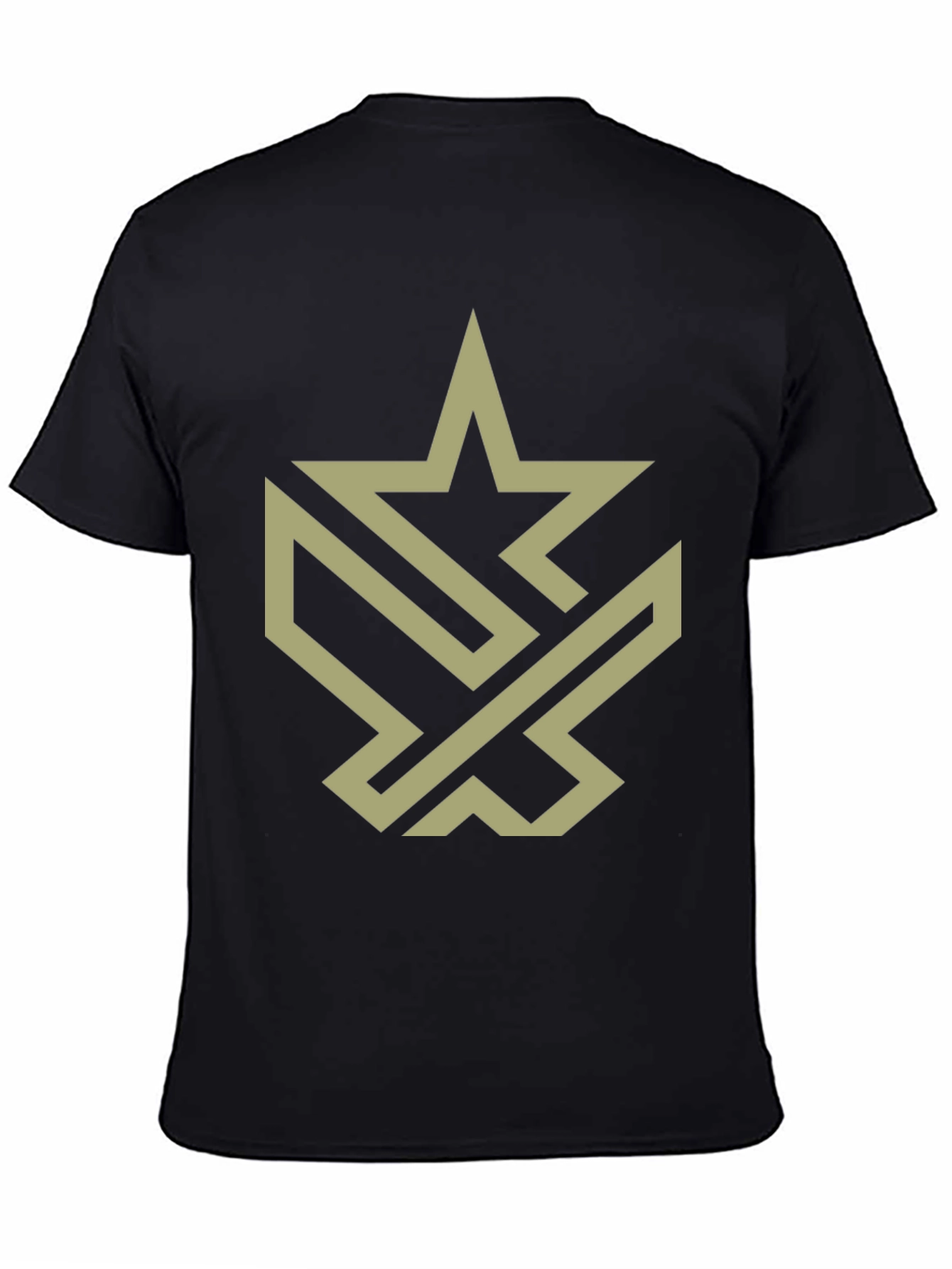 Abstract Star Graphic Tee - Modern Style