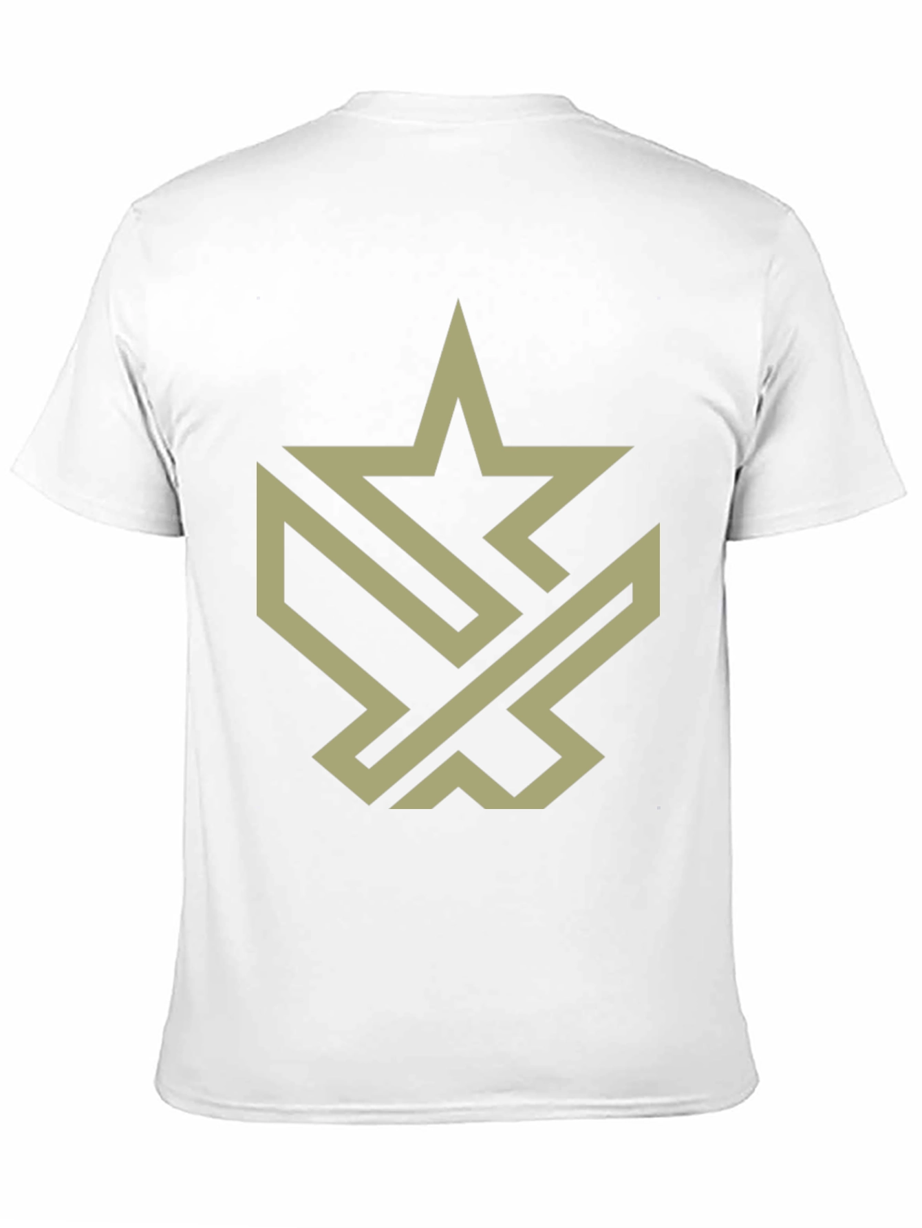 Abstract Star Graphic Tee - Modern Style
