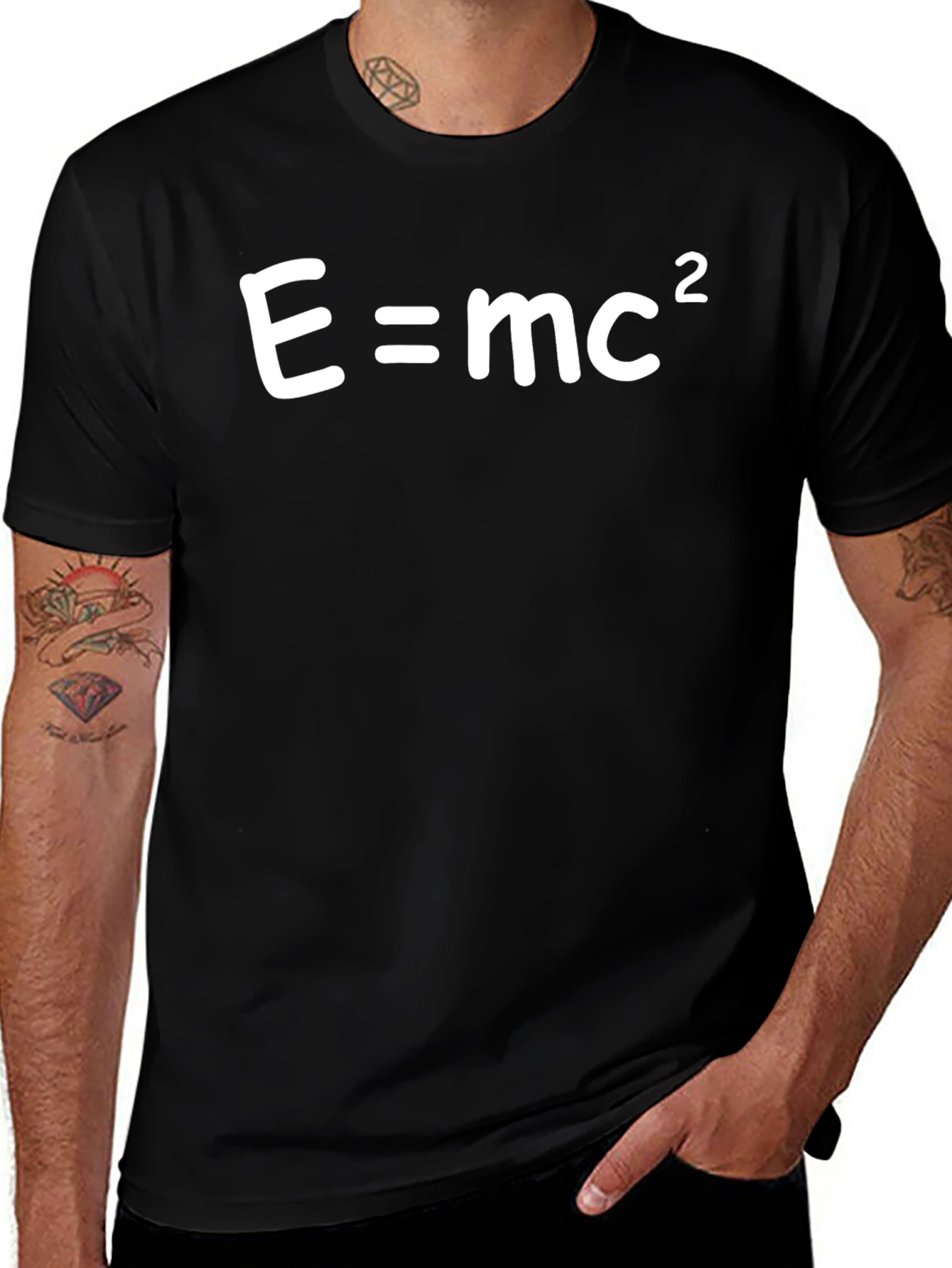 E=mc² T-Shirt - Black Science Tee