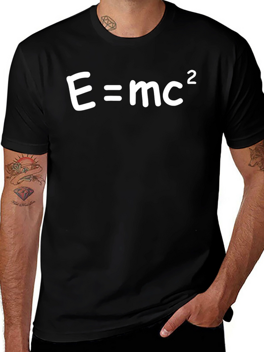 E=mc² T-Shirt - Black Science Tee