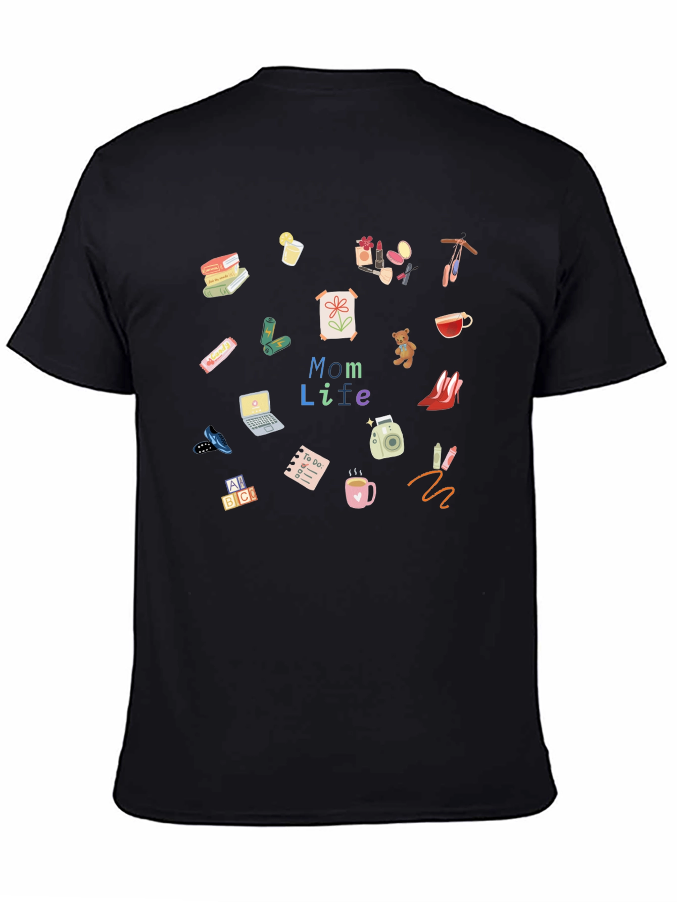 Stylish Mom Life Graphic T-Shirt