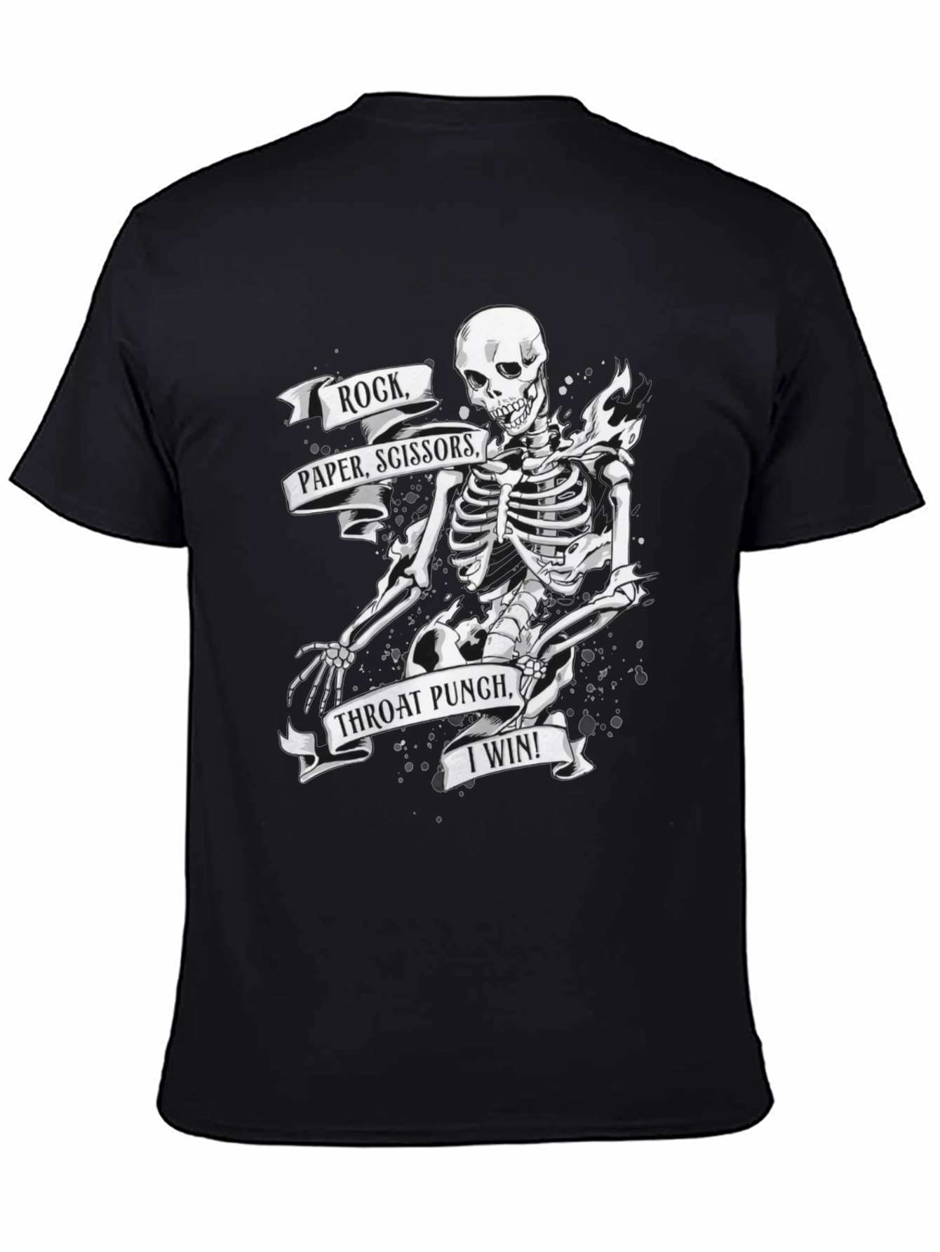 Rock Paper Scissors Throat Punch T-Shirt