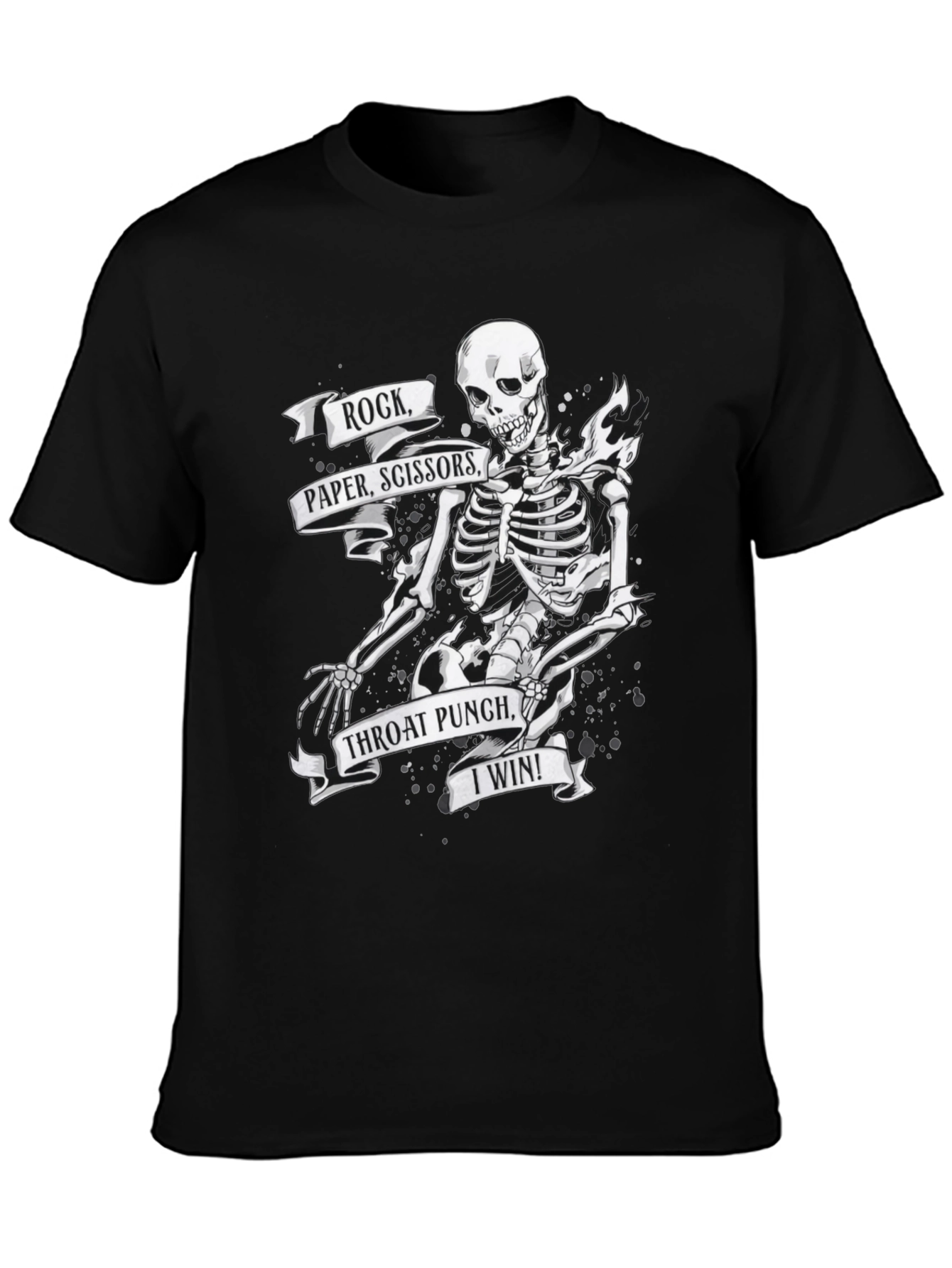 Rock Paper Scissors Throat Punch T-Shirt