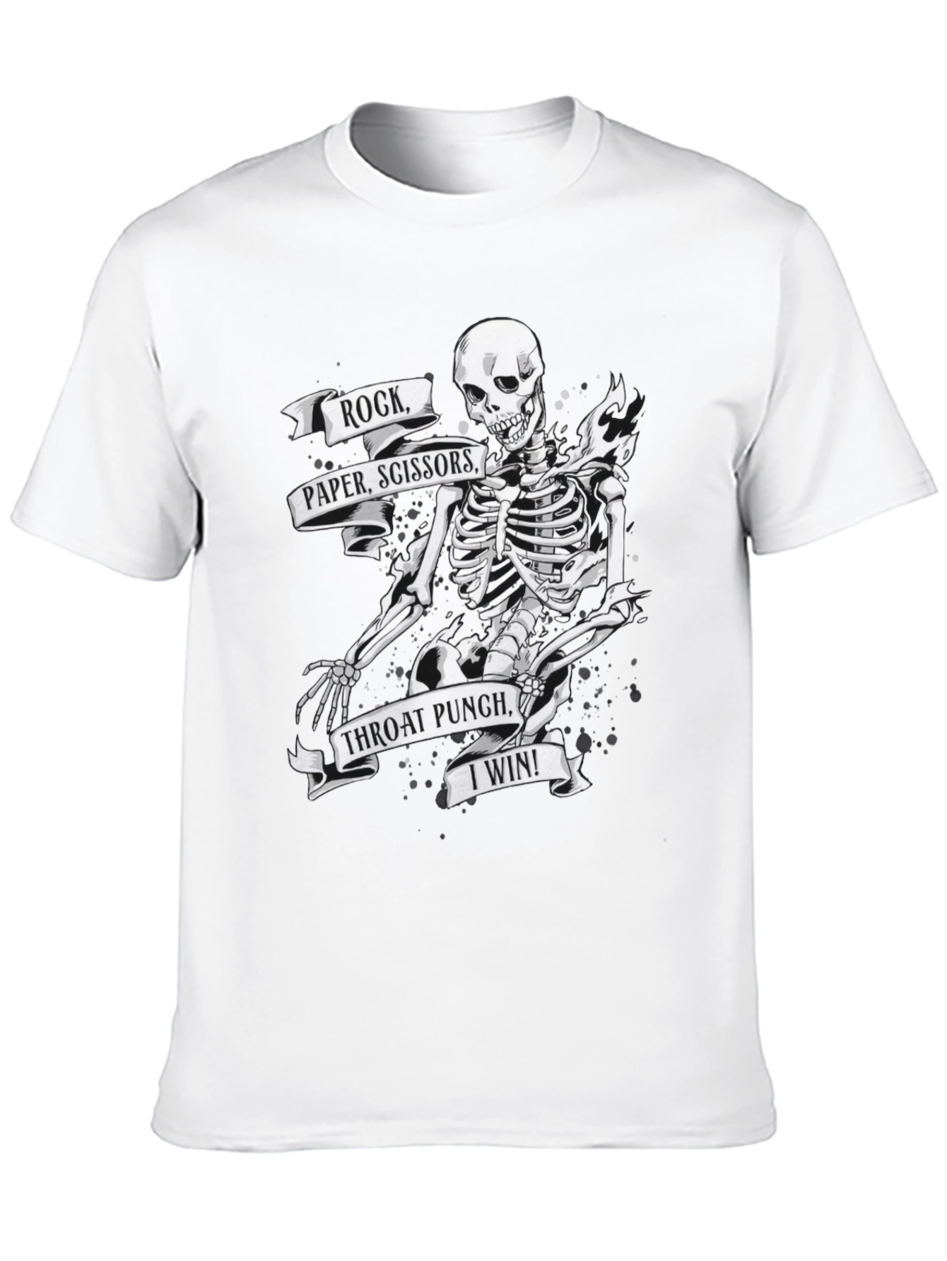 Rock Paper Scissors Throat Punch T-Shirt