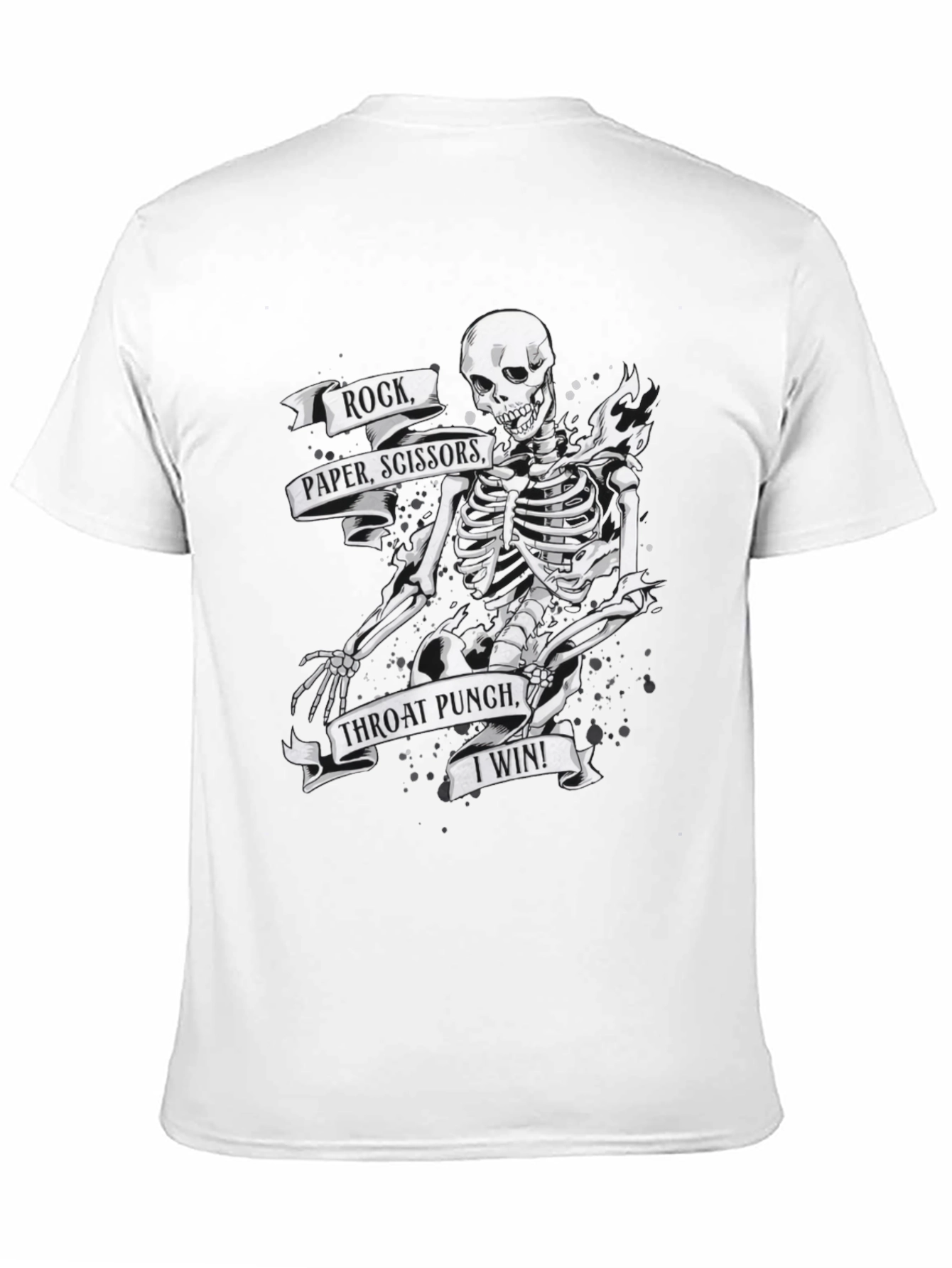 Rock Paper Scissors Throat Punch T-Shirt