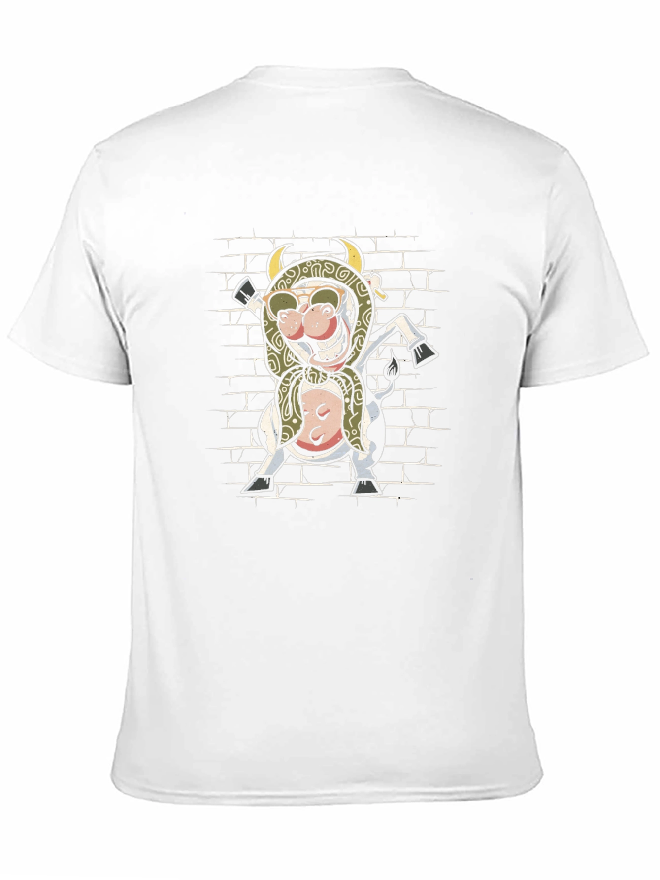 Funny Babushka Cow T-Shirt