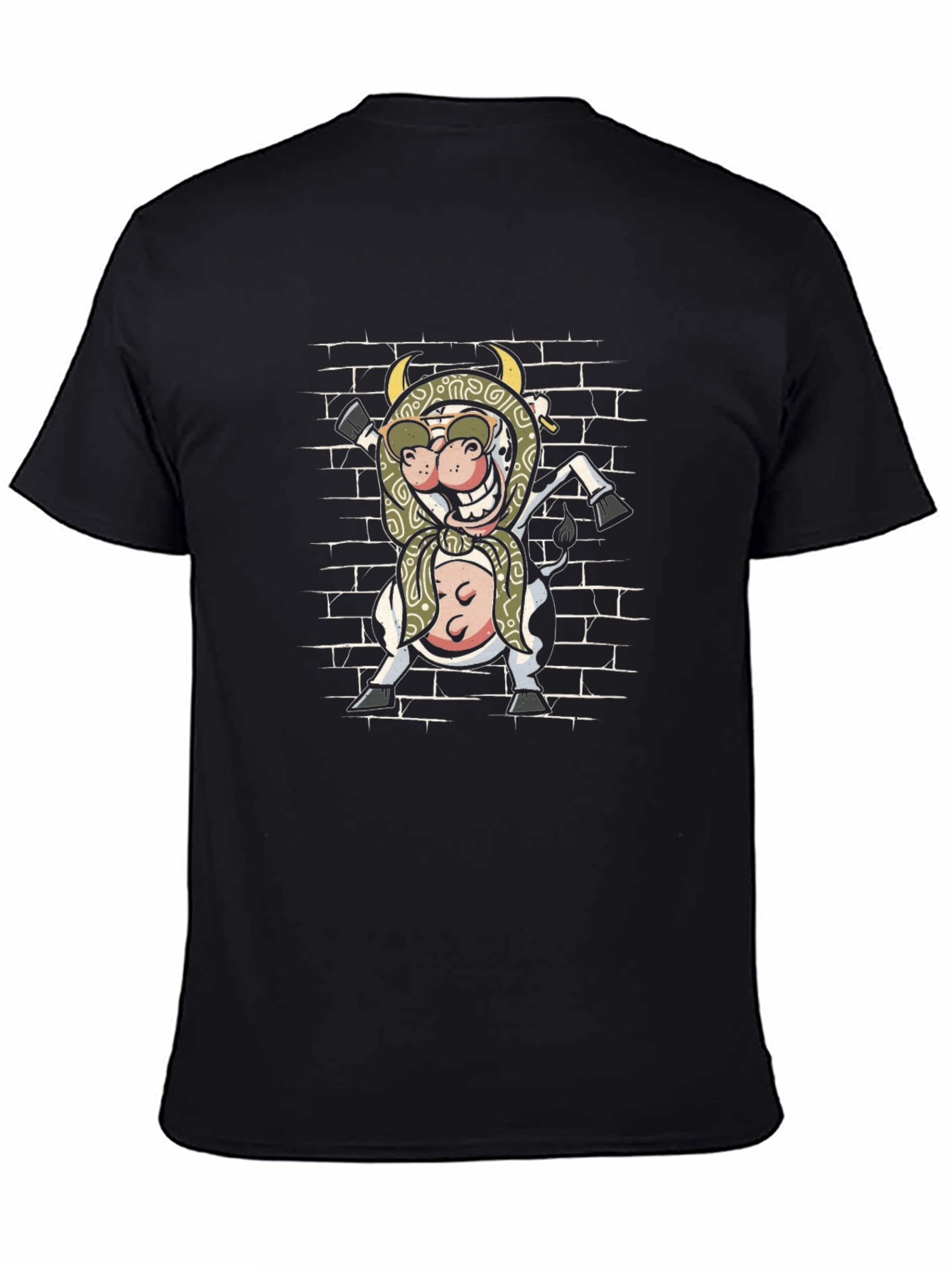 Funny Babushka Cow T-Shirt