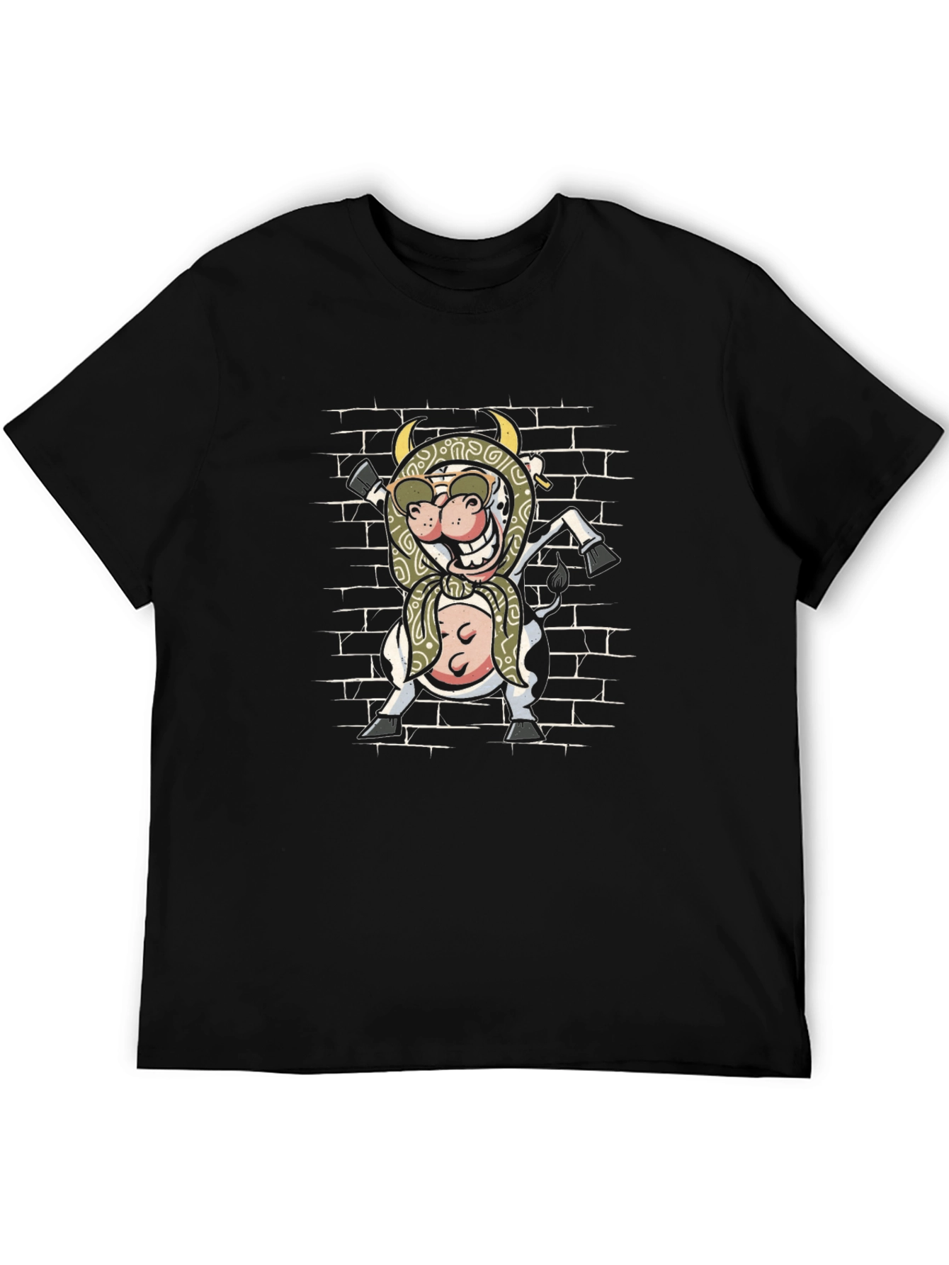 Funny Babushka Cow T-Shirt