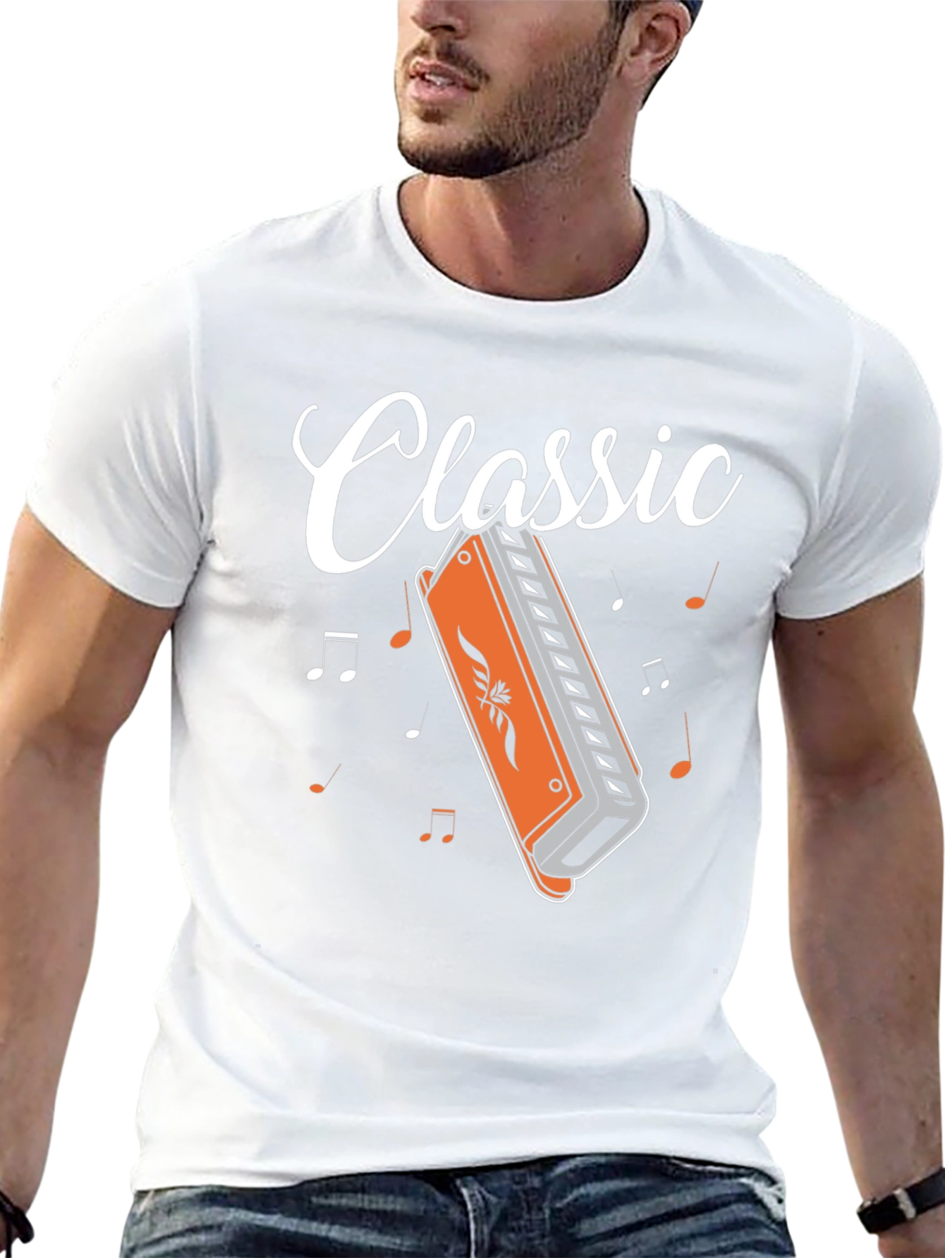 Classic Harmonica Music T-Shirt