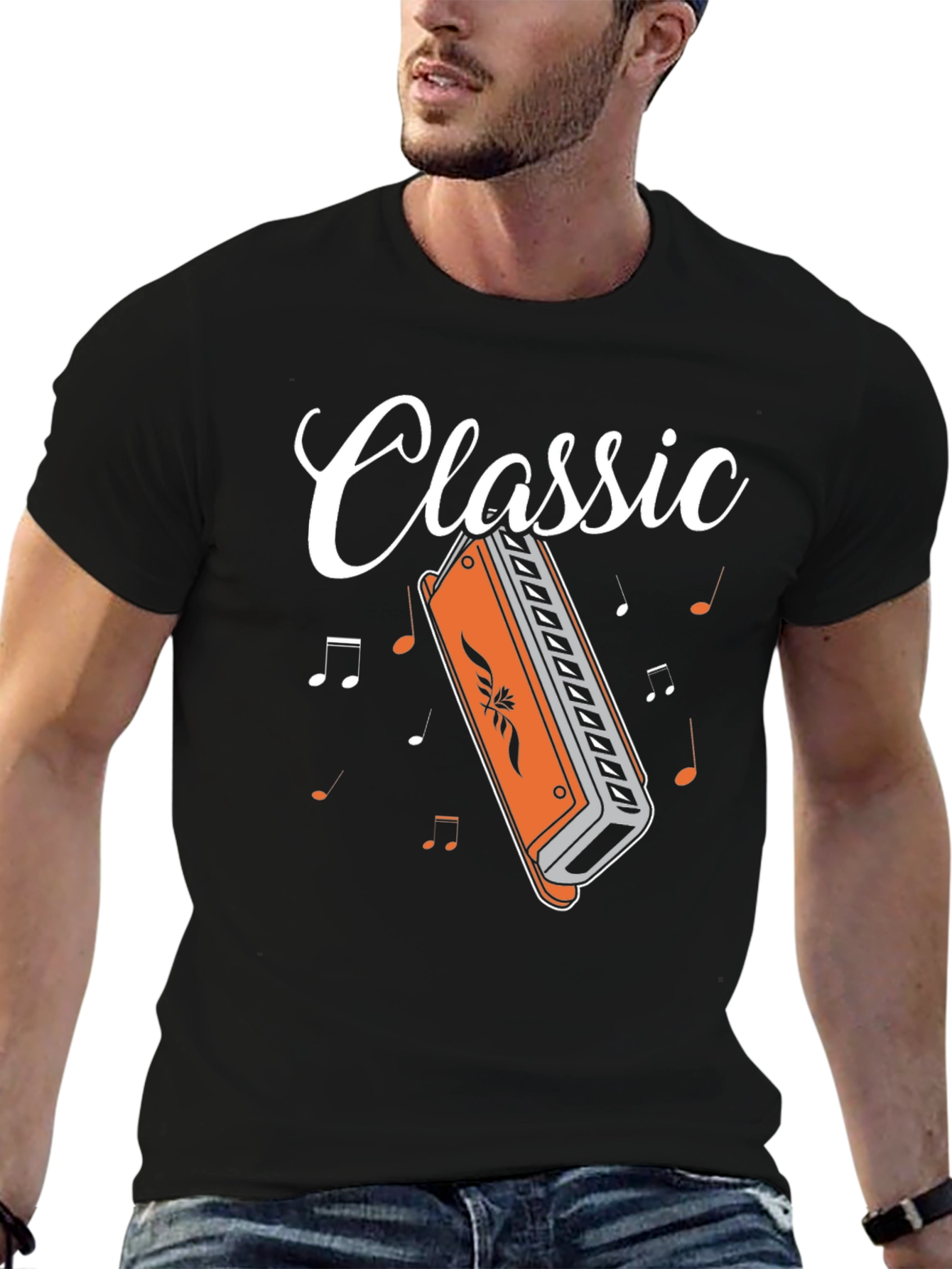 Classic Harmonica Music T-Shirt