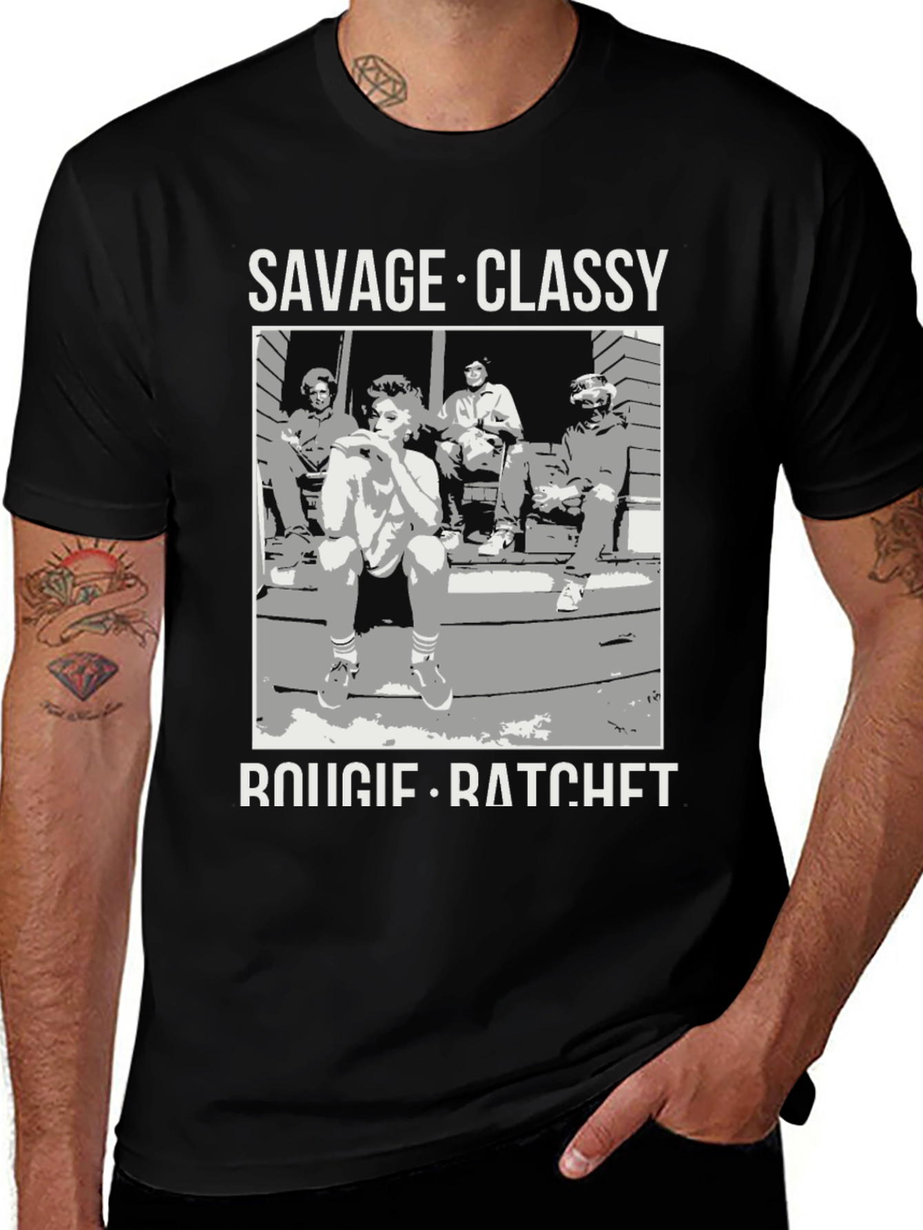 Savage Classy Bougie Ratchet Graphic Tee